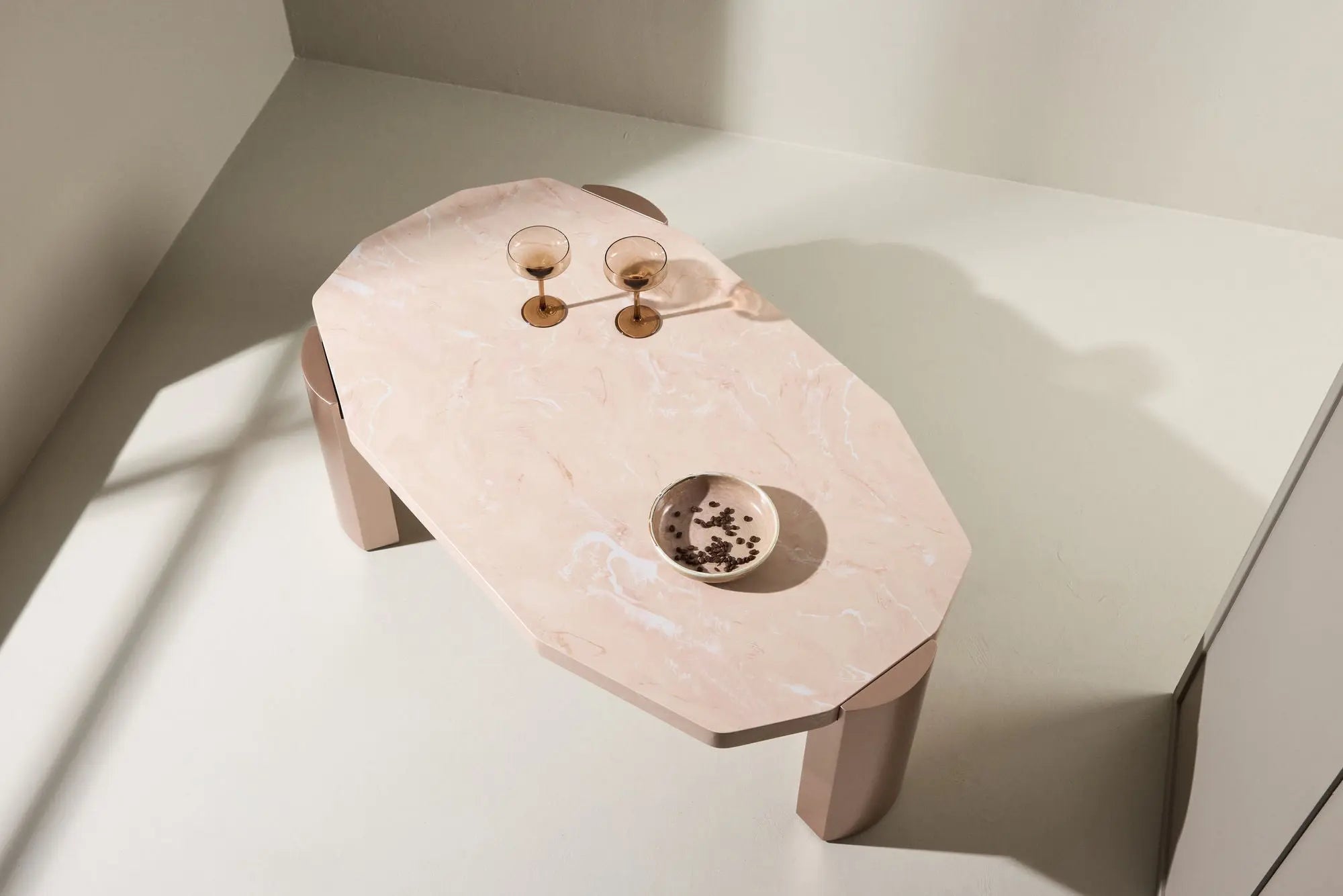 Table basse Kres - 125 x 70,5 - MDF