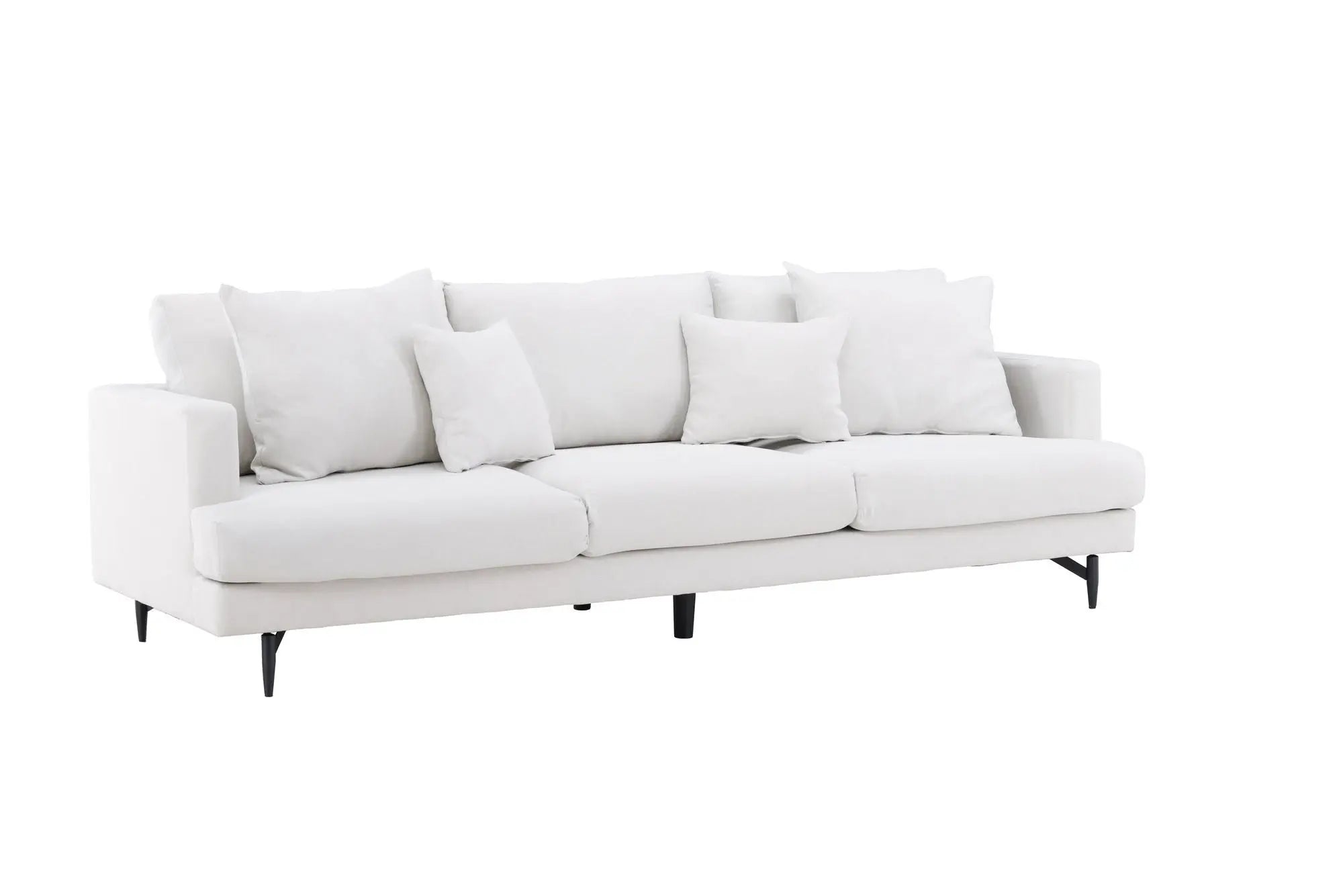 Canapé Sofia - 260 x 86 - Polyester Lin