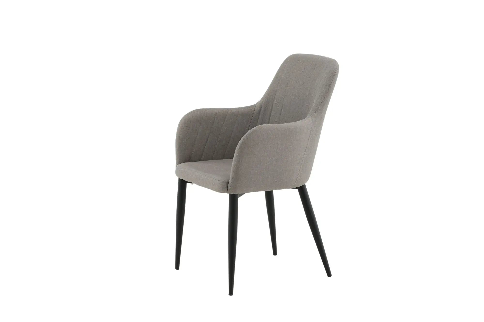 Lot de 2 chaises de salle à manger Comfort - 61*58*92 - Polyester Lin