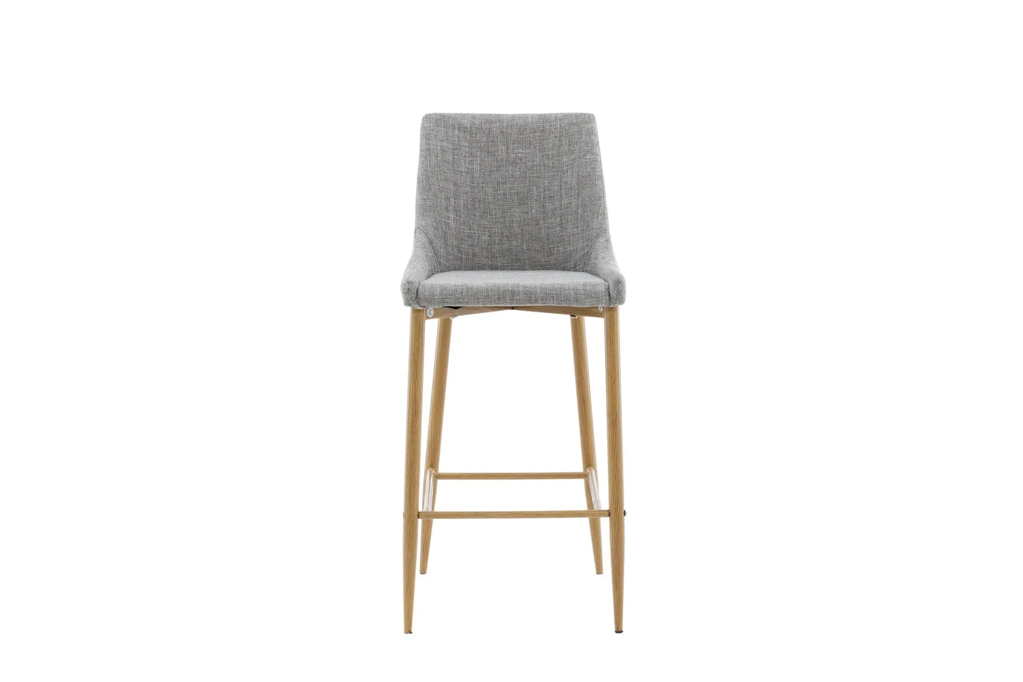 Lot de 2 tabourets de bar Plaza - 49.5*45*103 - Métal