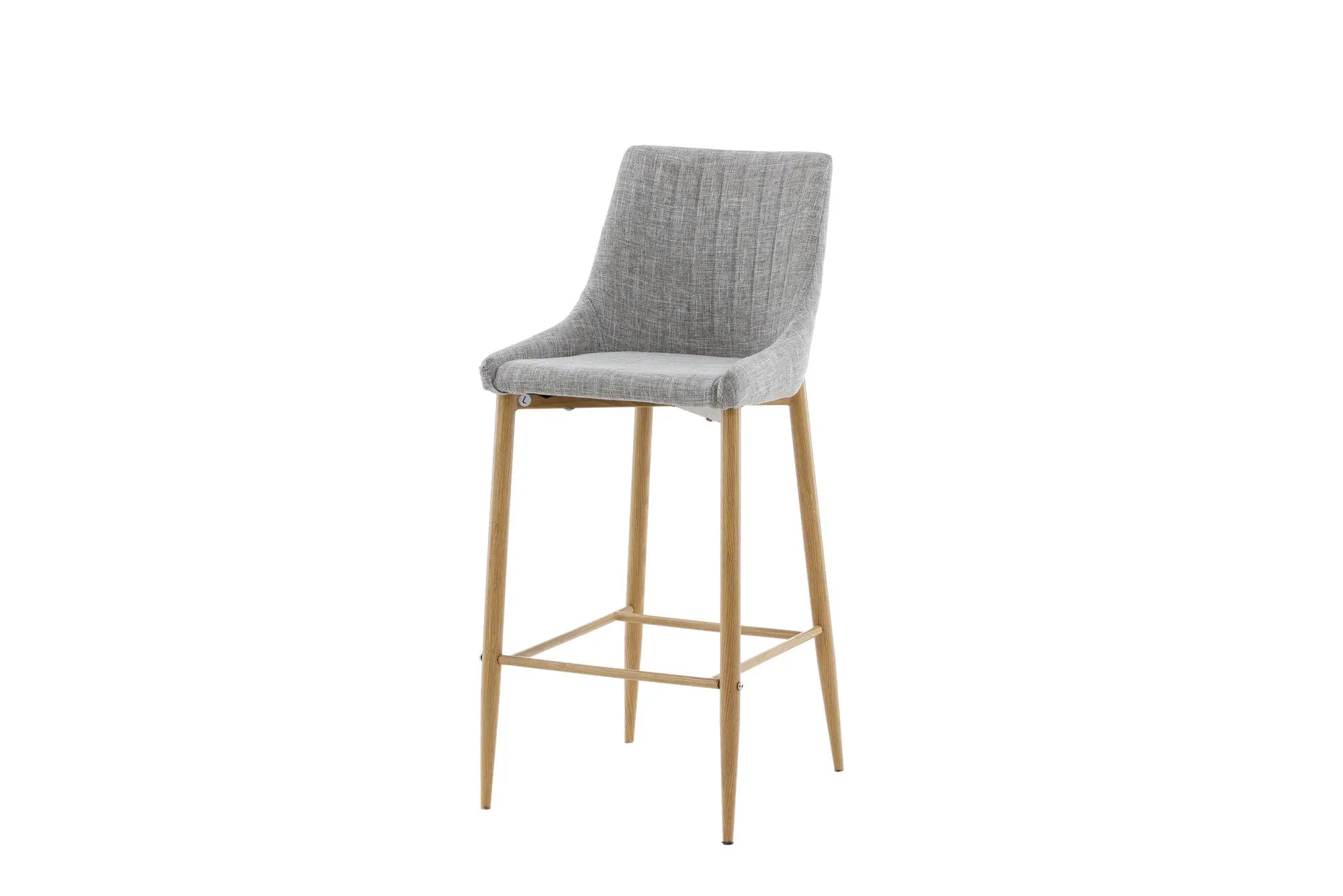Lot de 2 tabourets de bar Plaza - 49.5*45*103 - Métal