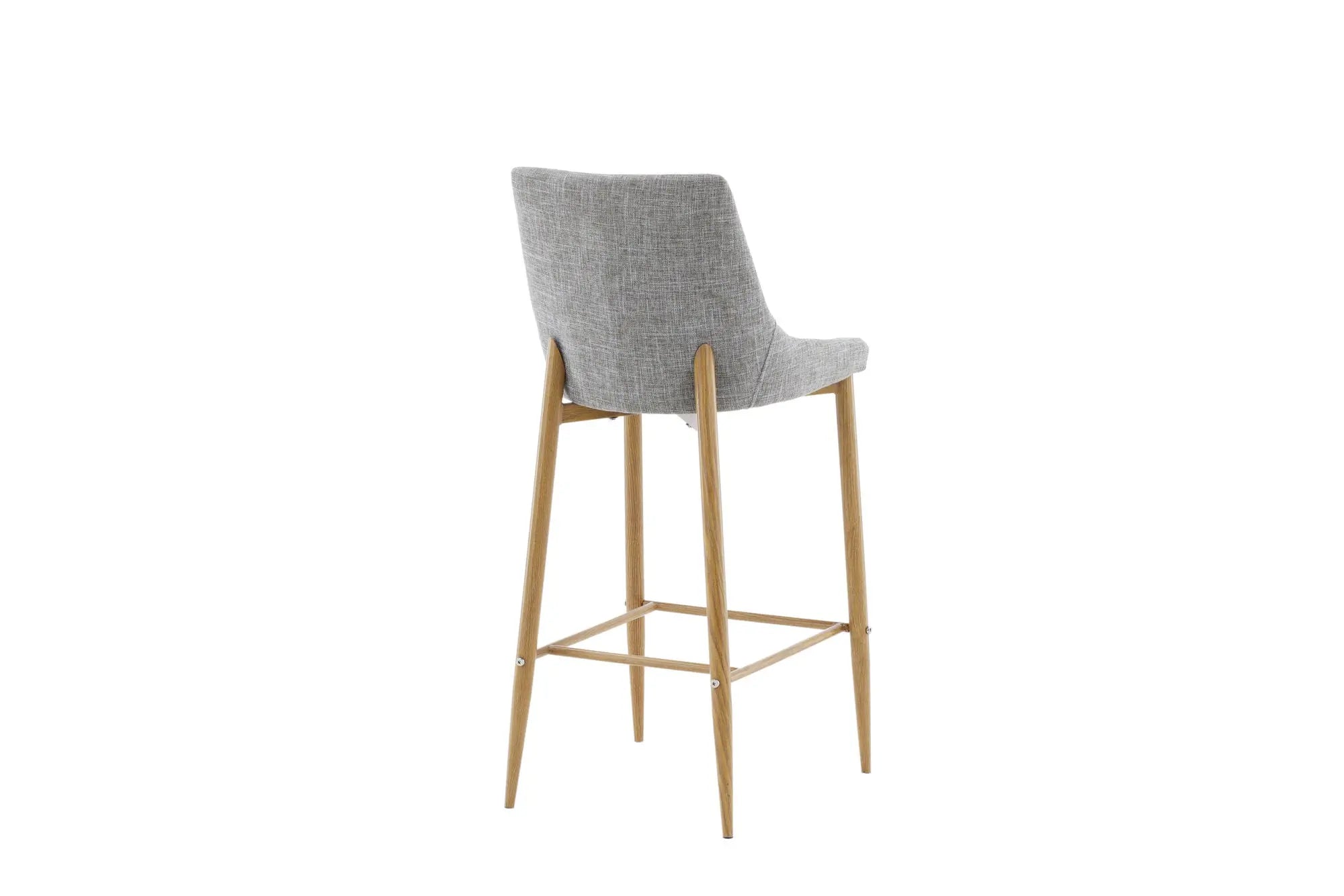 Lot de 2 tabourets de bar Plaza - 49.5*45*103 - Métal
