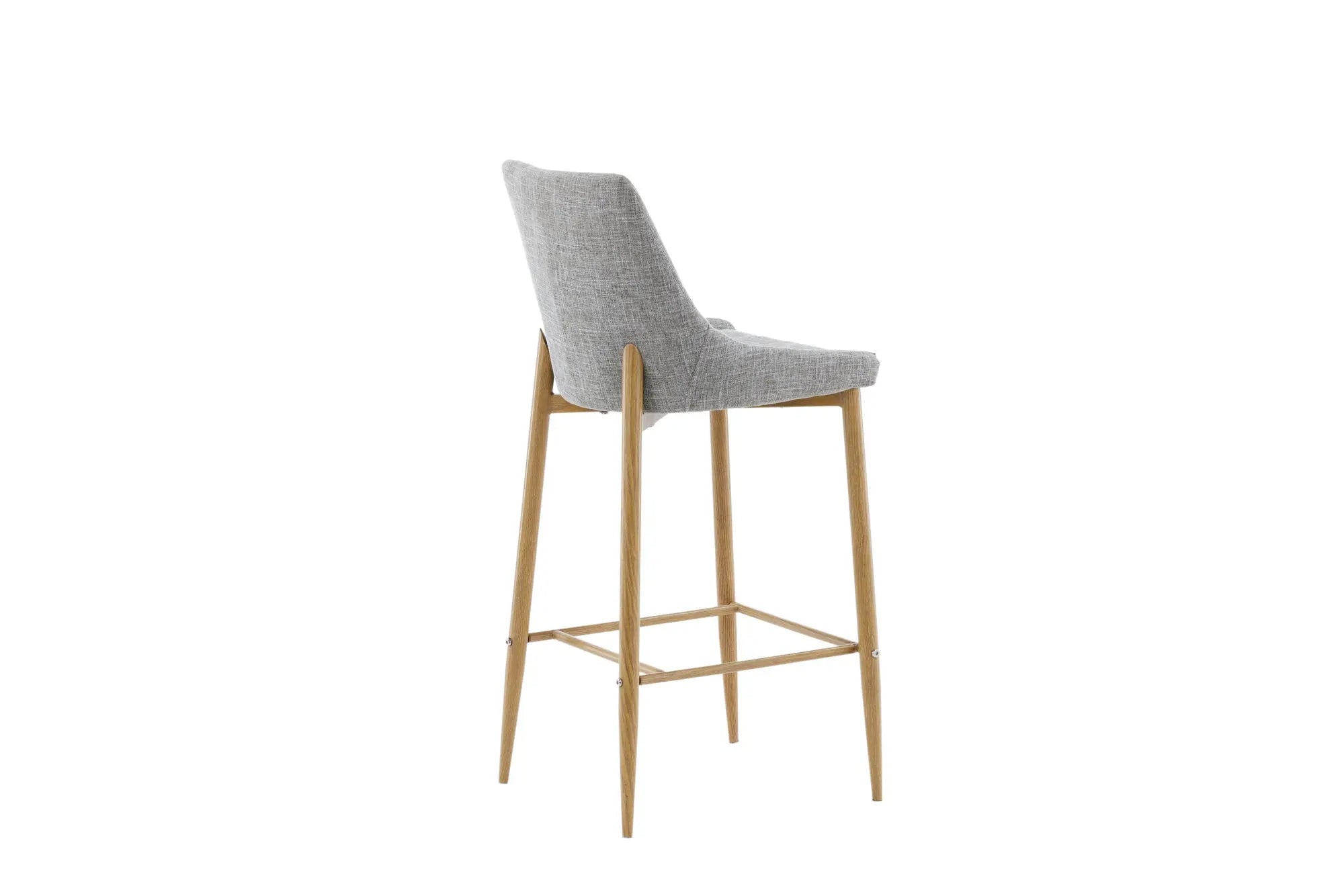 Lot de 2 tabourets de bar Plaza - 49.5*45*103 - Métal