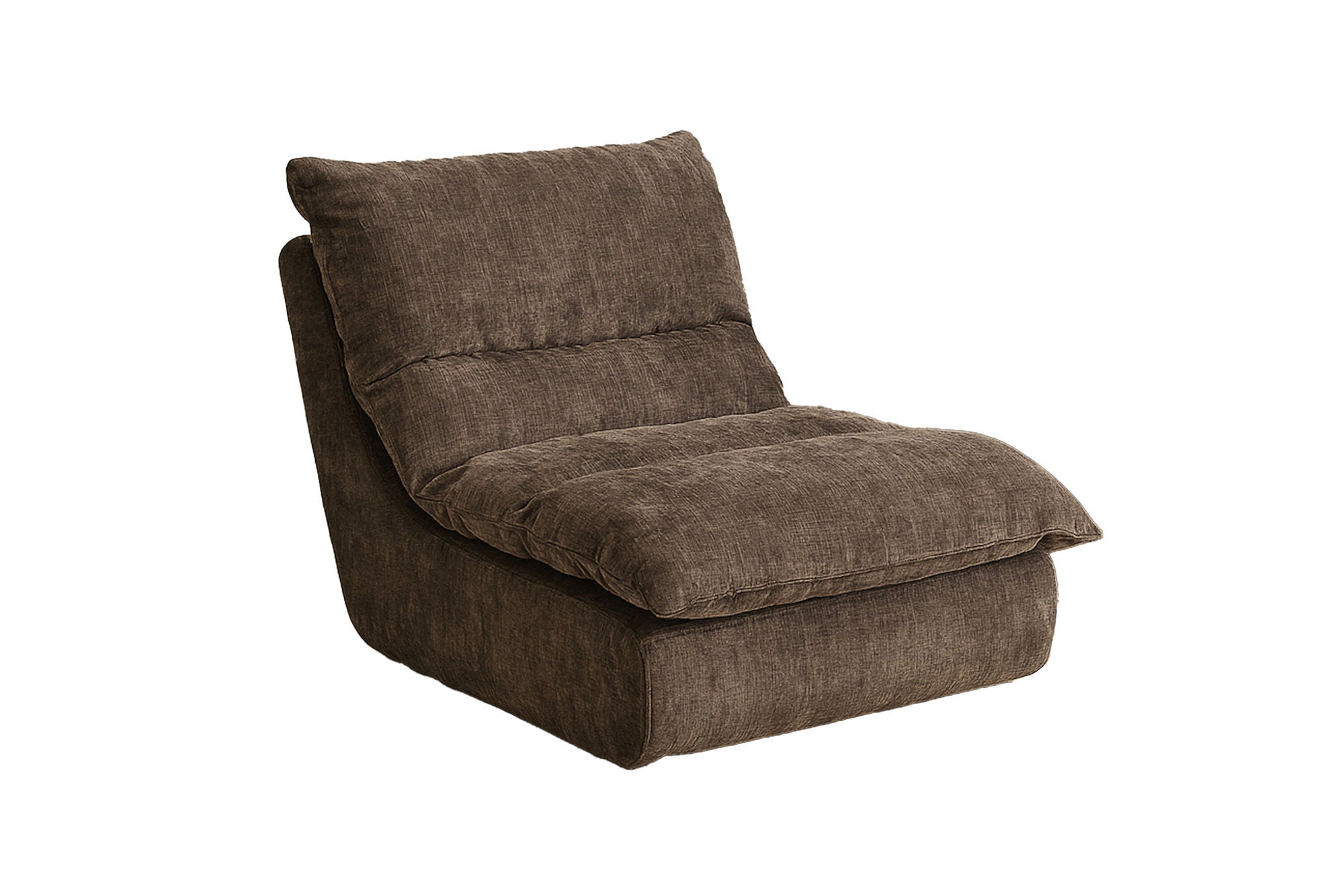 Selar Lounge Chair / Brown Velvet Loome