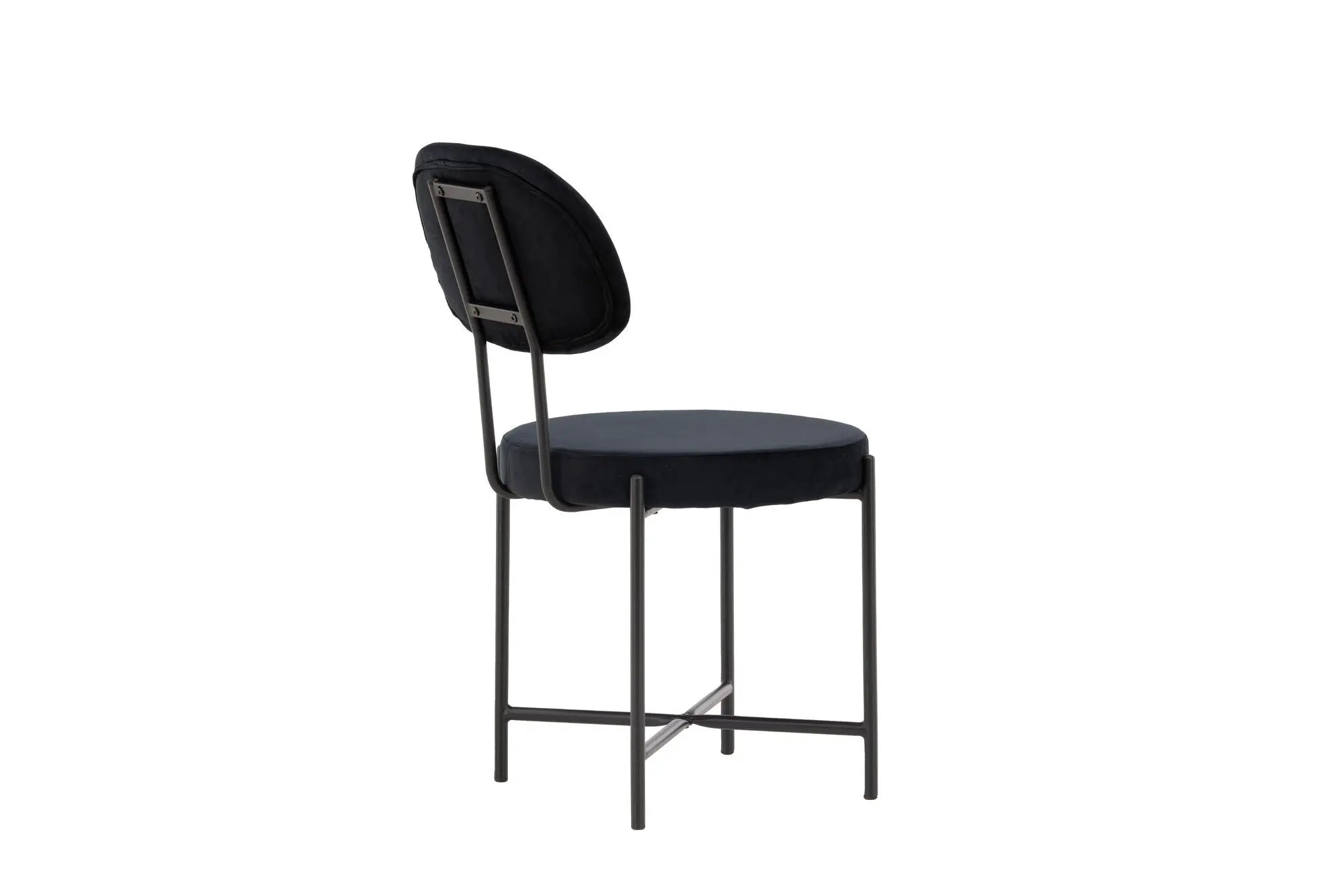 Lot de 2 chaises de salle à manger Stella - 60 x 50 x 89 - Acier