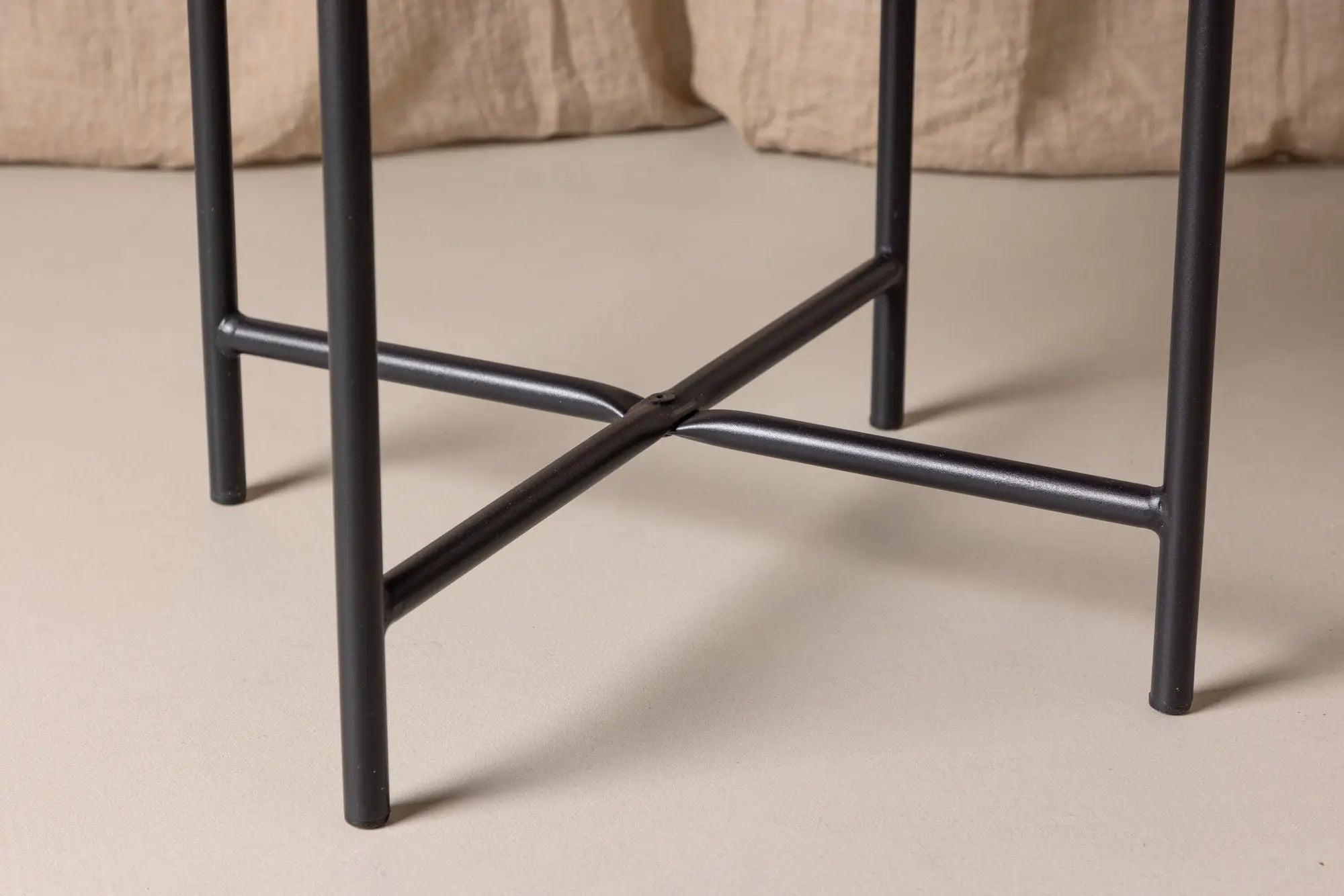 Lot de 2 chaises de salle à manger Stella - 60 x 50 x 89 - Acier