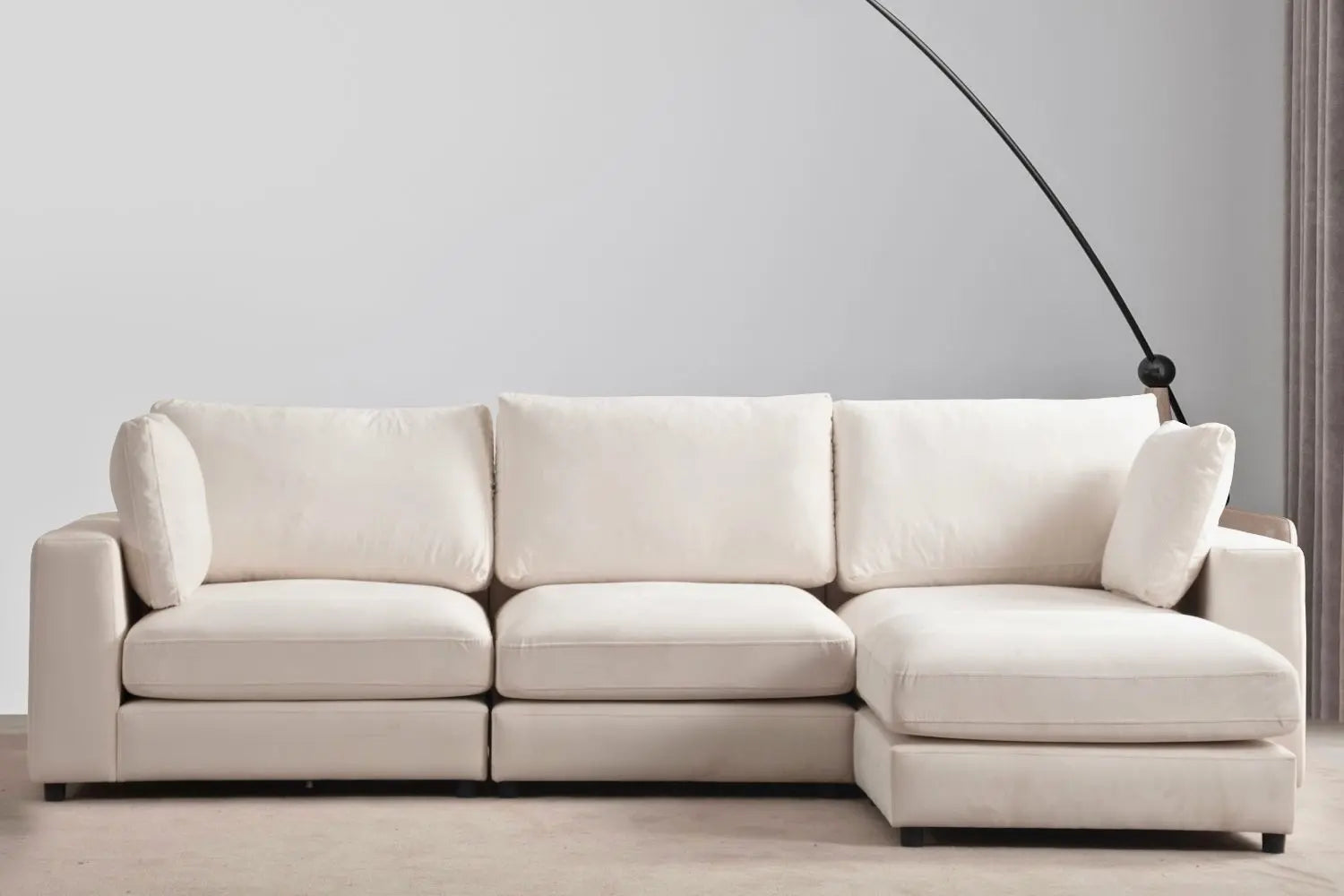 Canapé modulable Lunaris - 3+1 Pouf