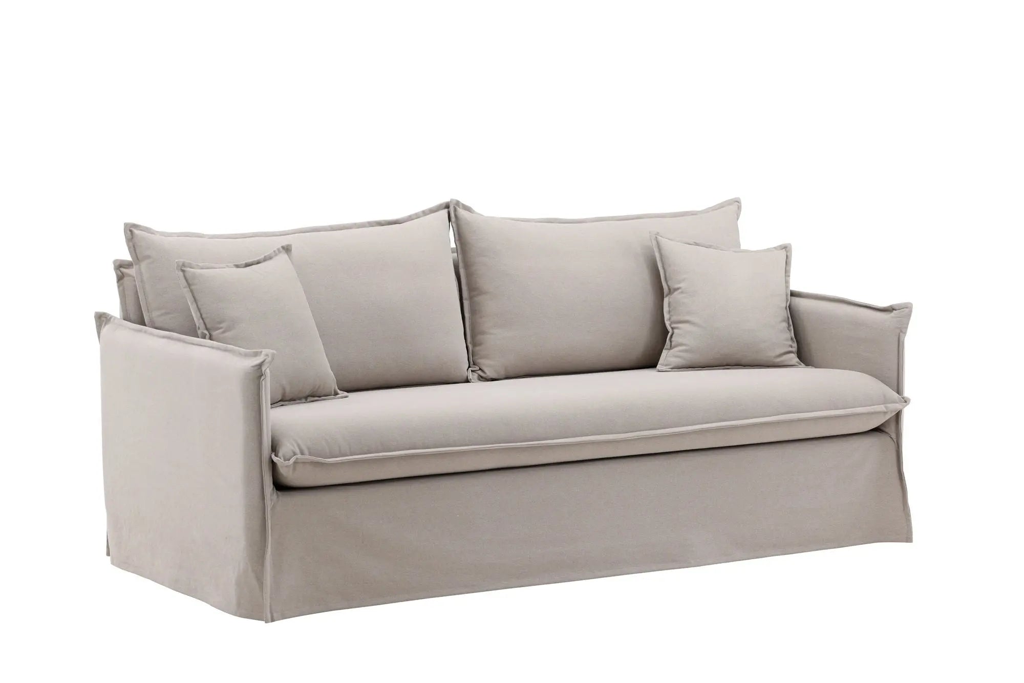 Canapé 3 places Nova - 200 x 94 - Polyester Lin