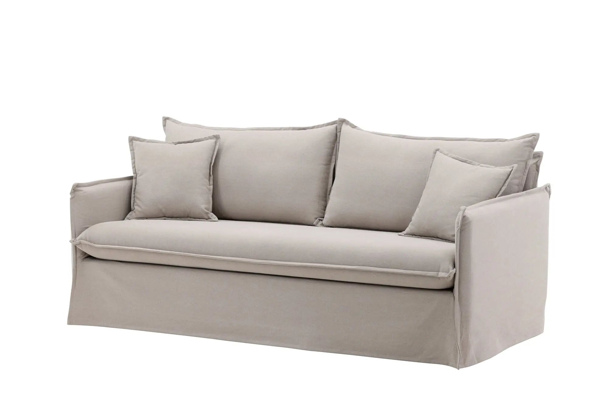 Canapé 3 places Nova - 200 x 94 - Polyester Lin