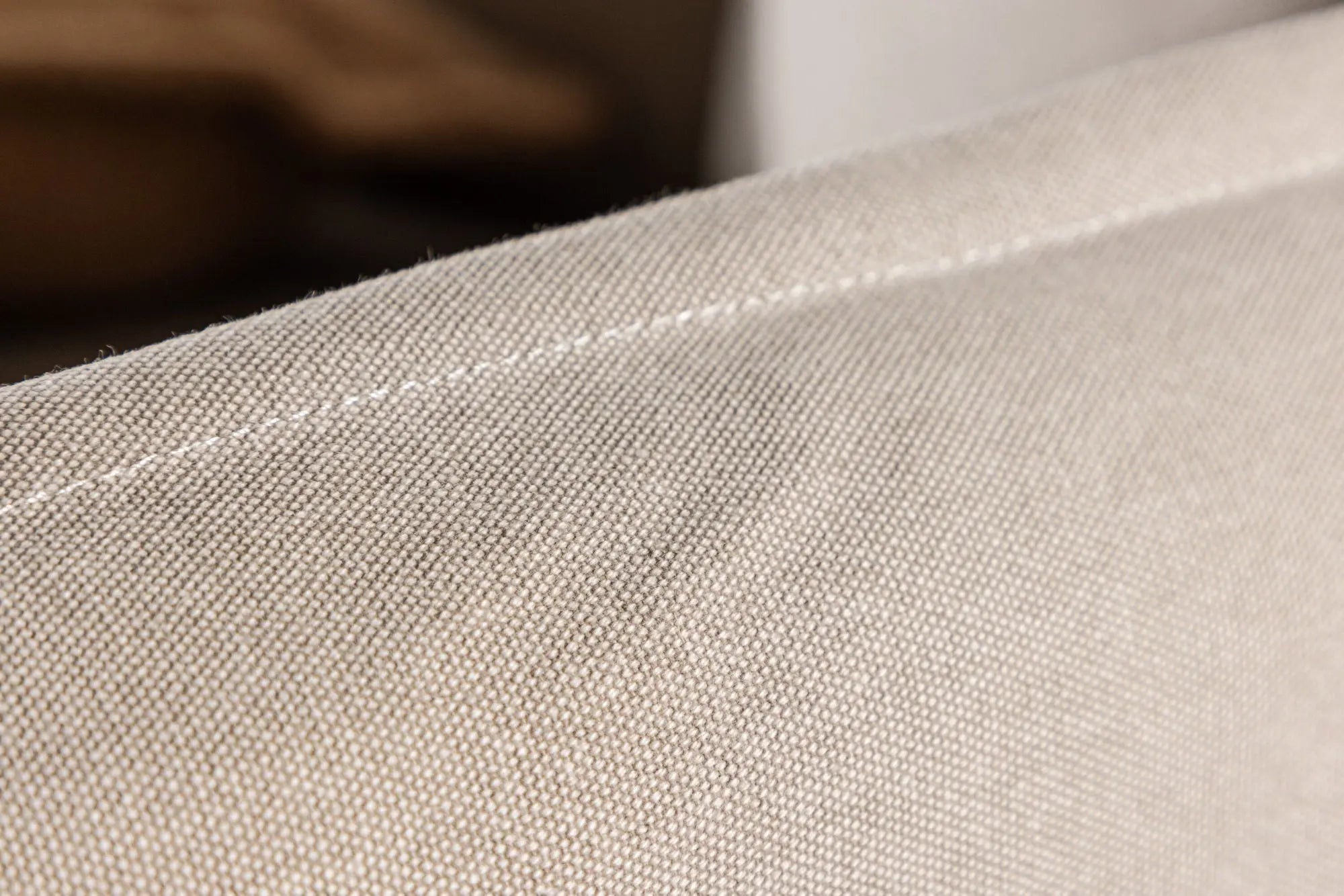 Canapé 3 places Nova - 200 x 94 - Polyester Lin