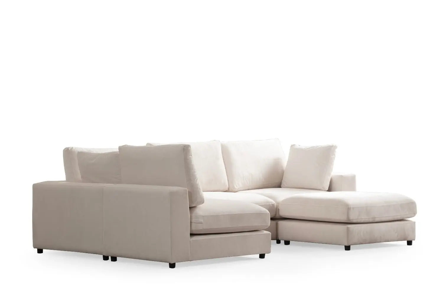 Canapé modulable Lunaris - 4+1 pouf