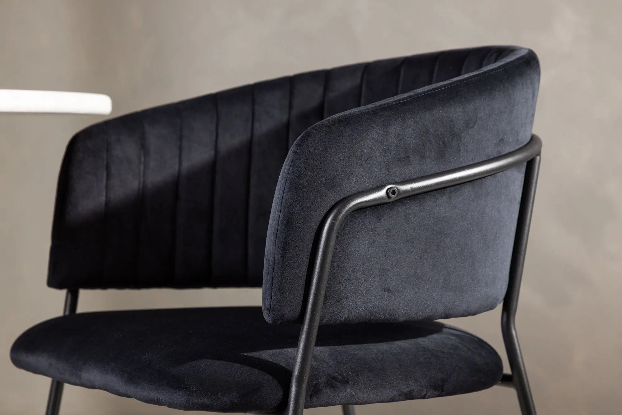 Lot de 2 chaises de salle à manger Selma - 58 x 54 x 82 - Acier