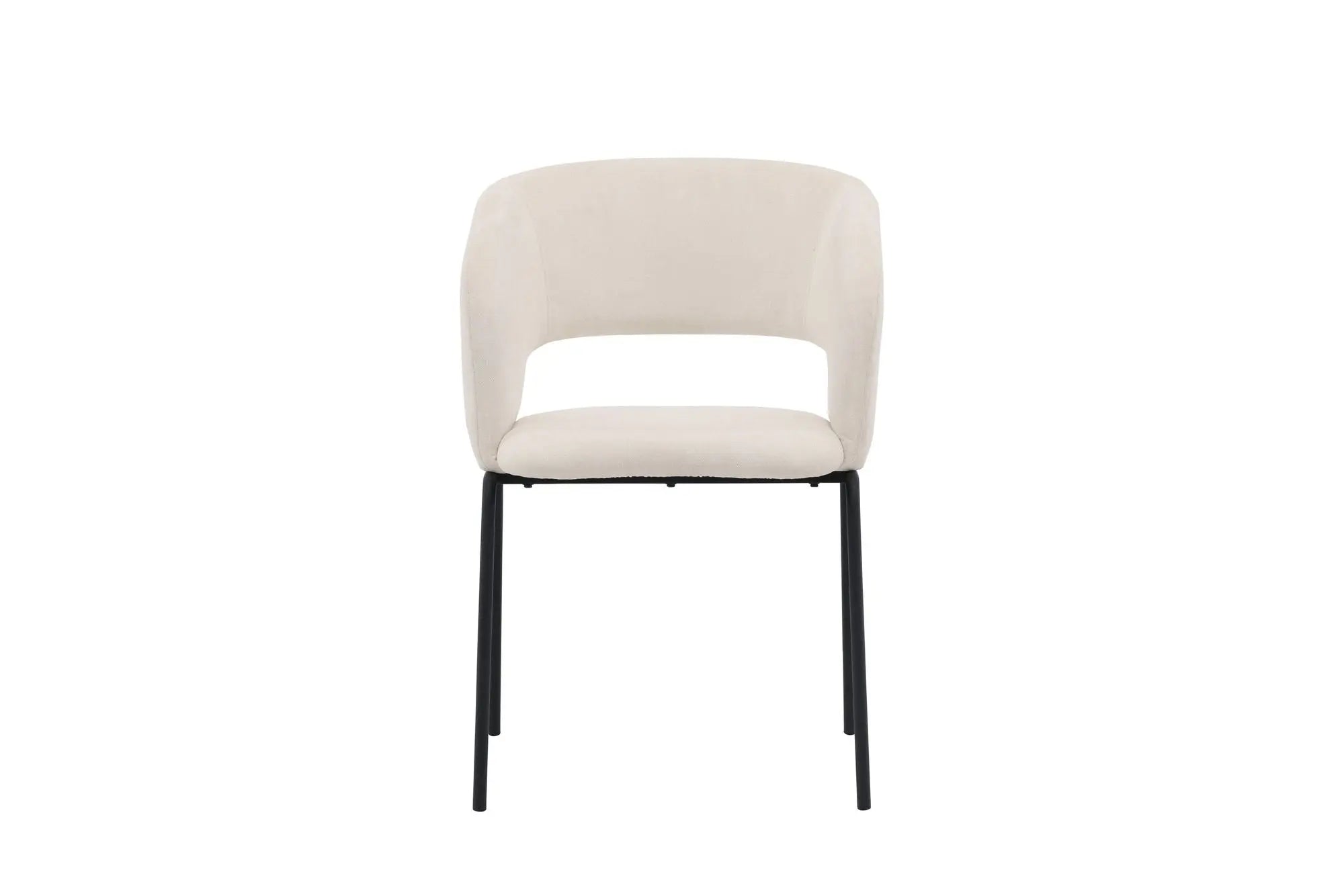 Lot de 2 chaises de salle à manger Day - 66 x 66 x 86 - Acier