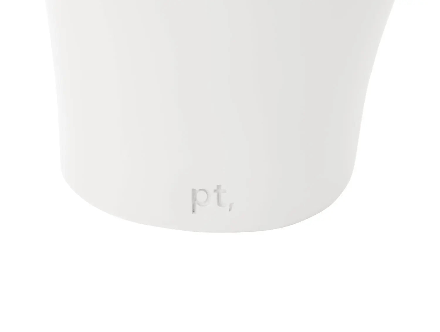 Vase Organic Curves large polyresin white