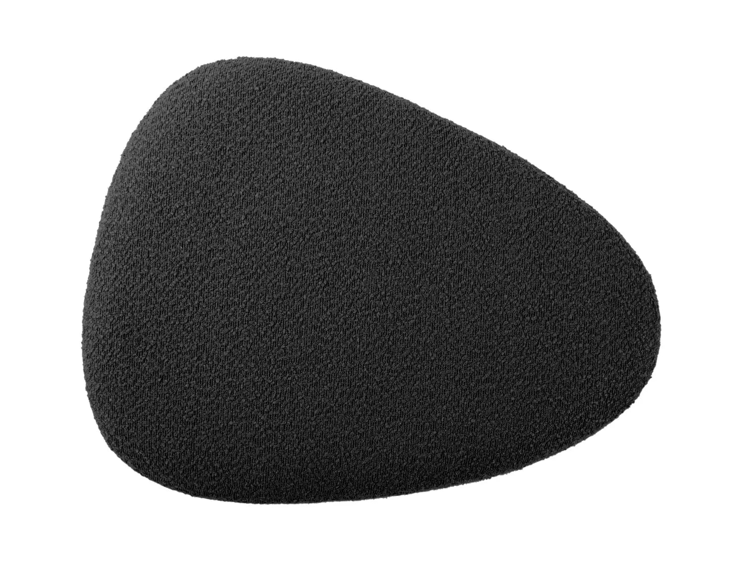 Pouf Ada organic large bouclé black