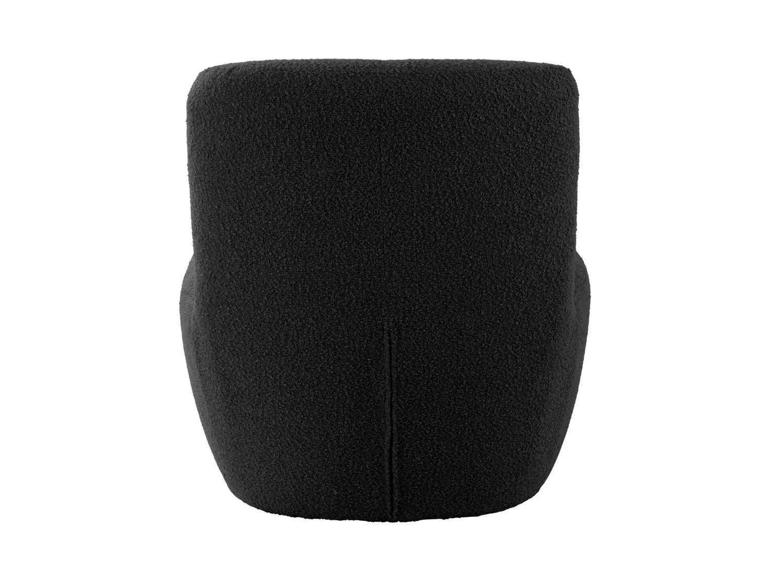 Chair Ada bouclé black - L 65 cm x H 68