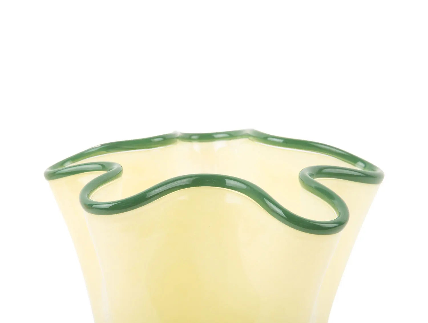 Vase Ruffles en verre