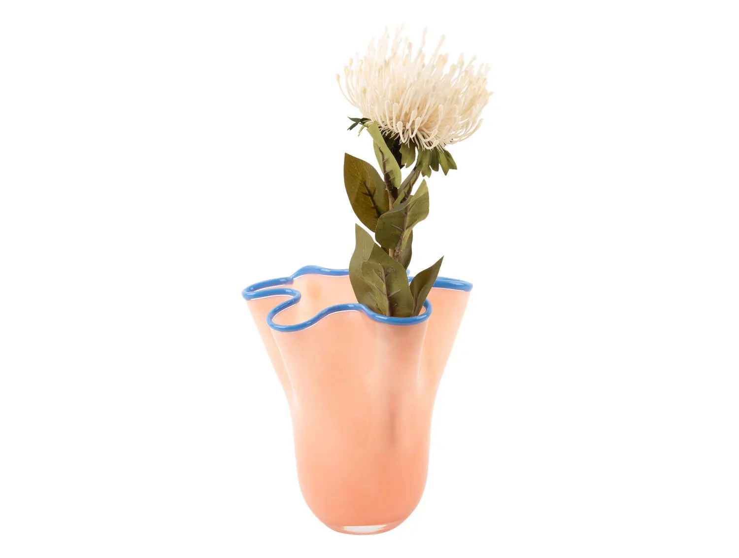 Vase Ruffles en verre