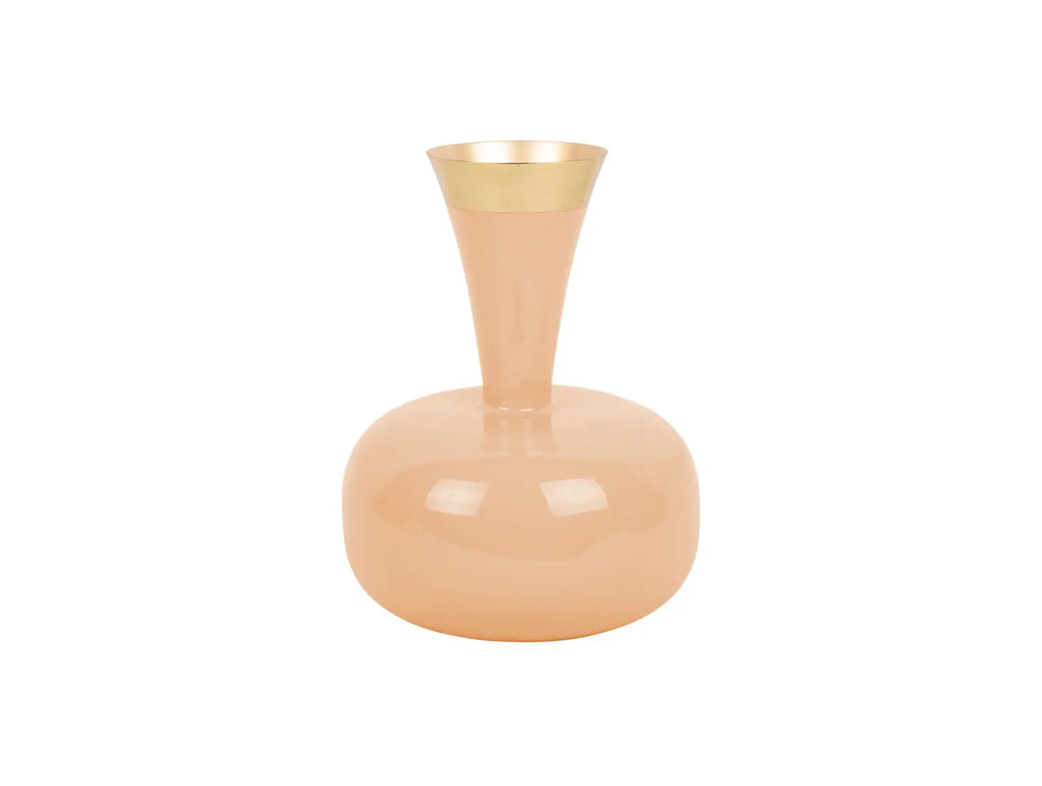 Vase Yara enamel peach orange