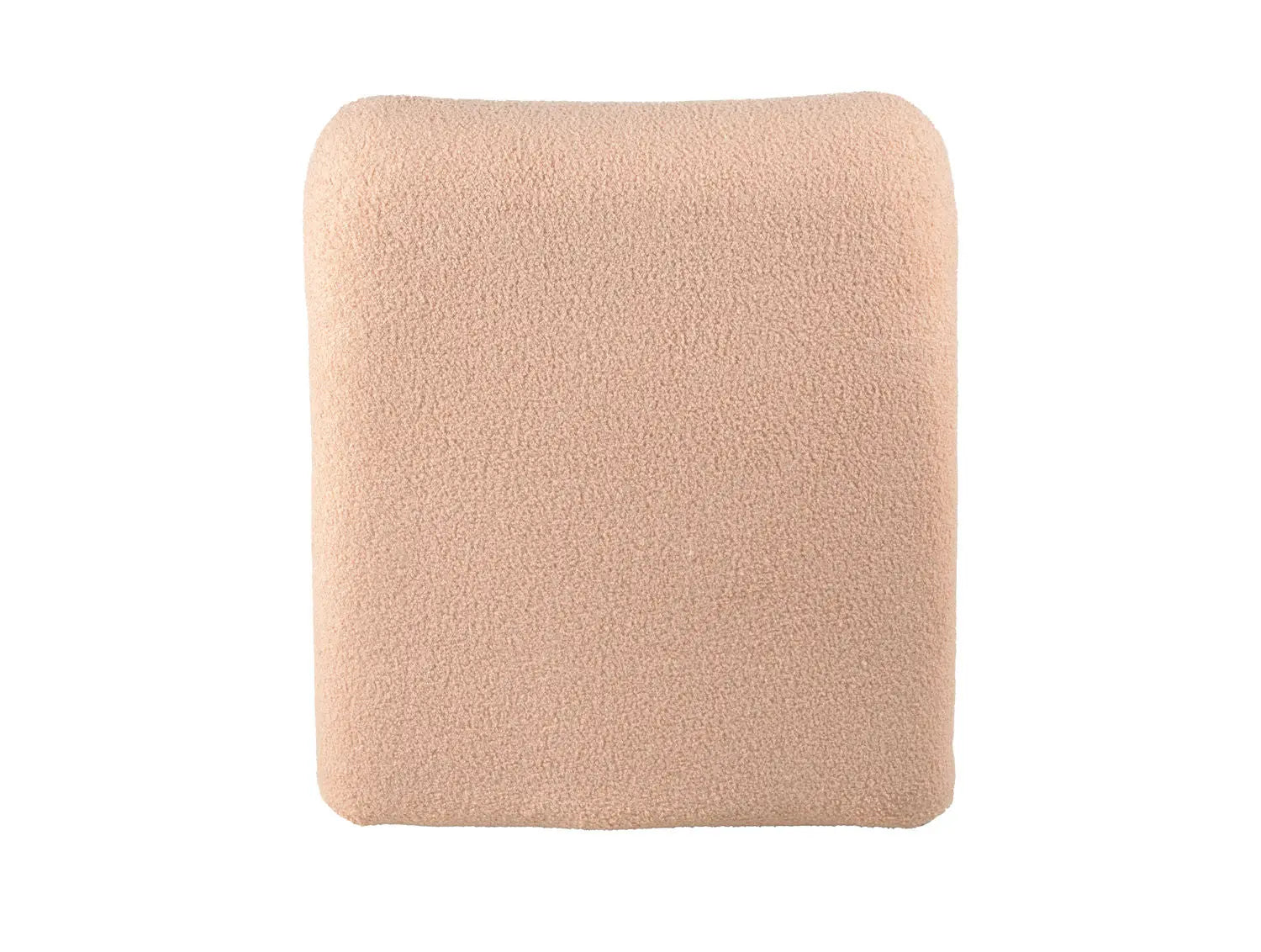 Chair Fuerza teddy curl sand brown - L 64 cm x H 44 cm x P 57