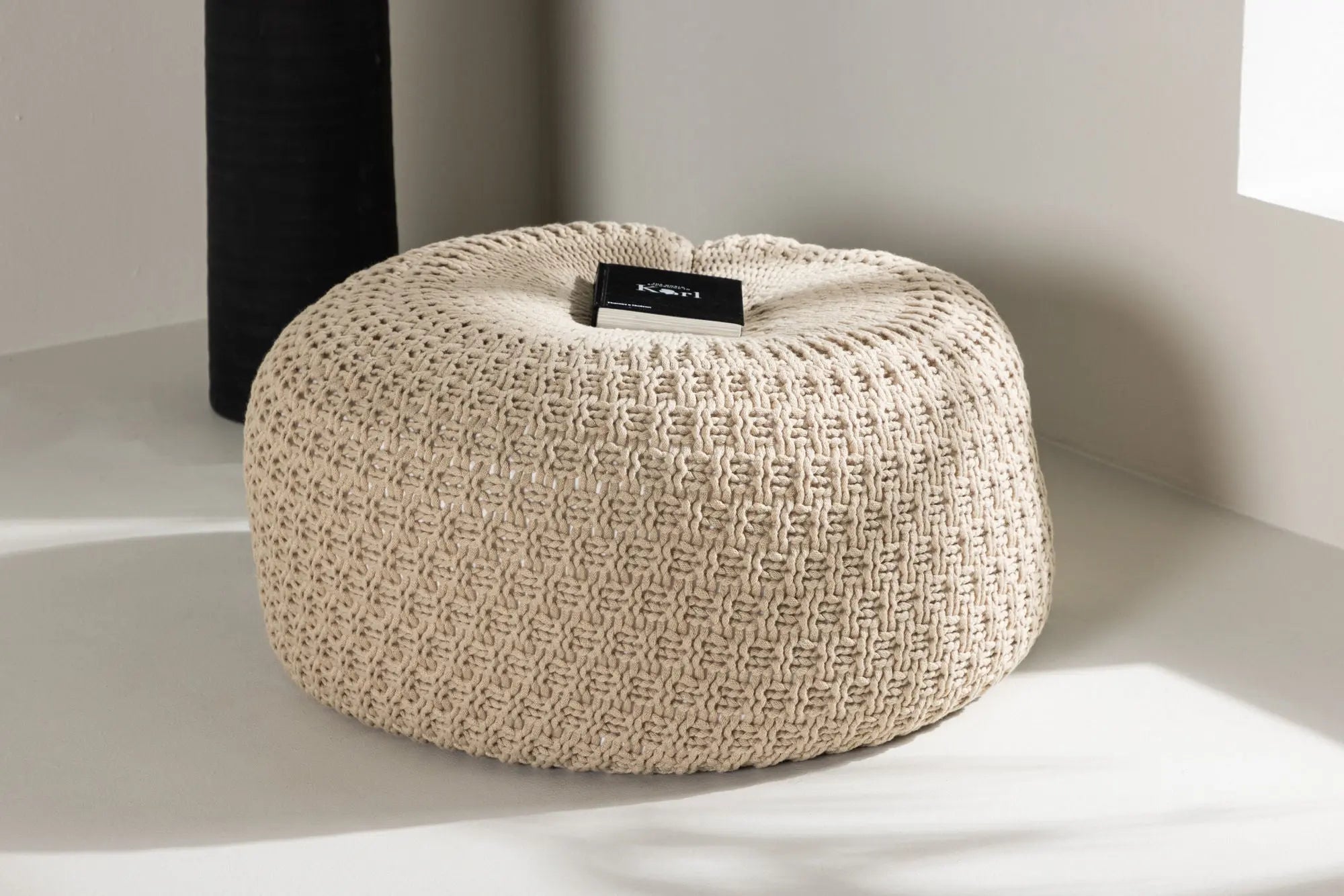 Pouf rond Sam - ø60 - Polyester