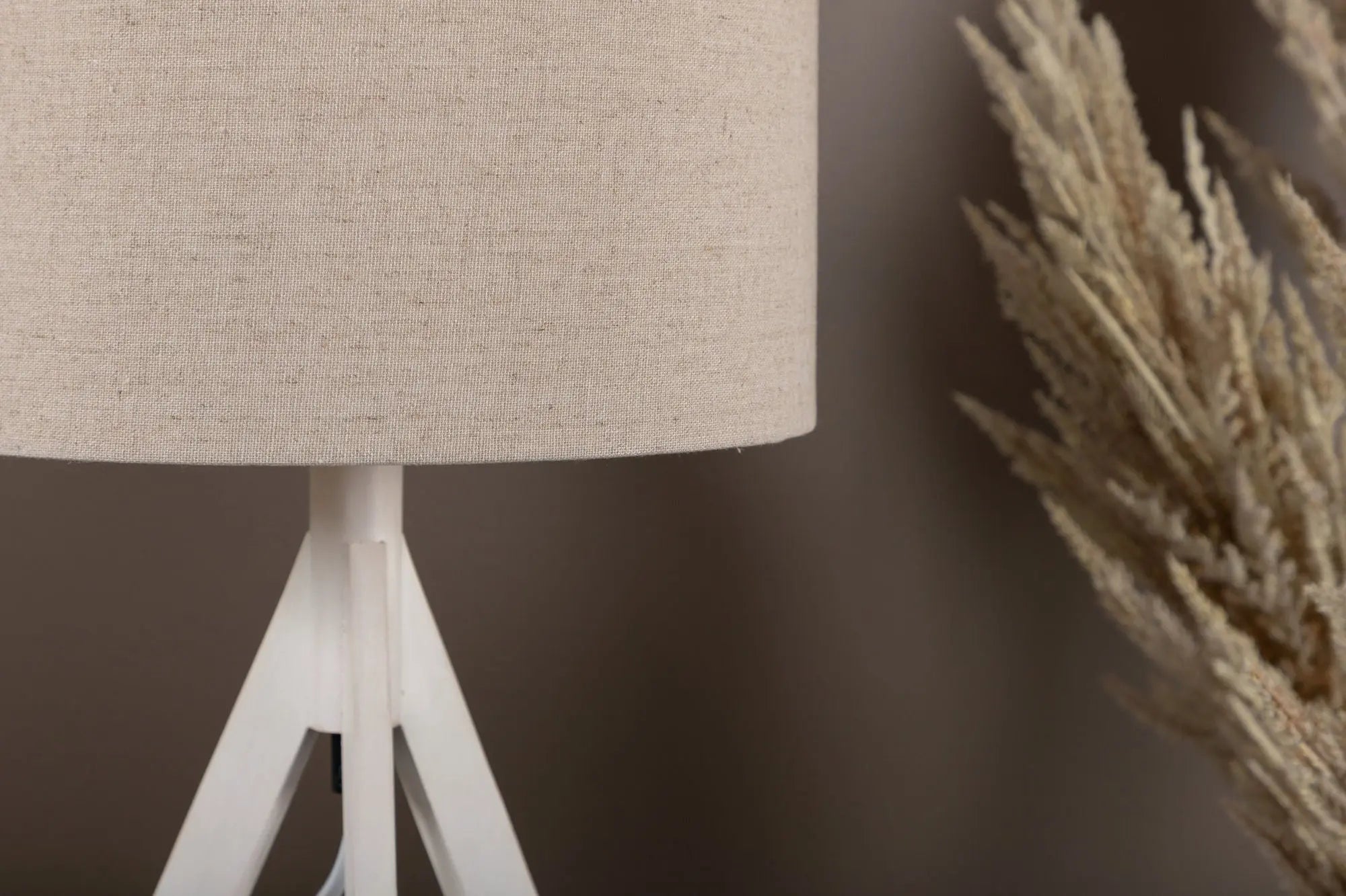 Lampe de table Kona - 50,5x25x18 - Polyester Lin