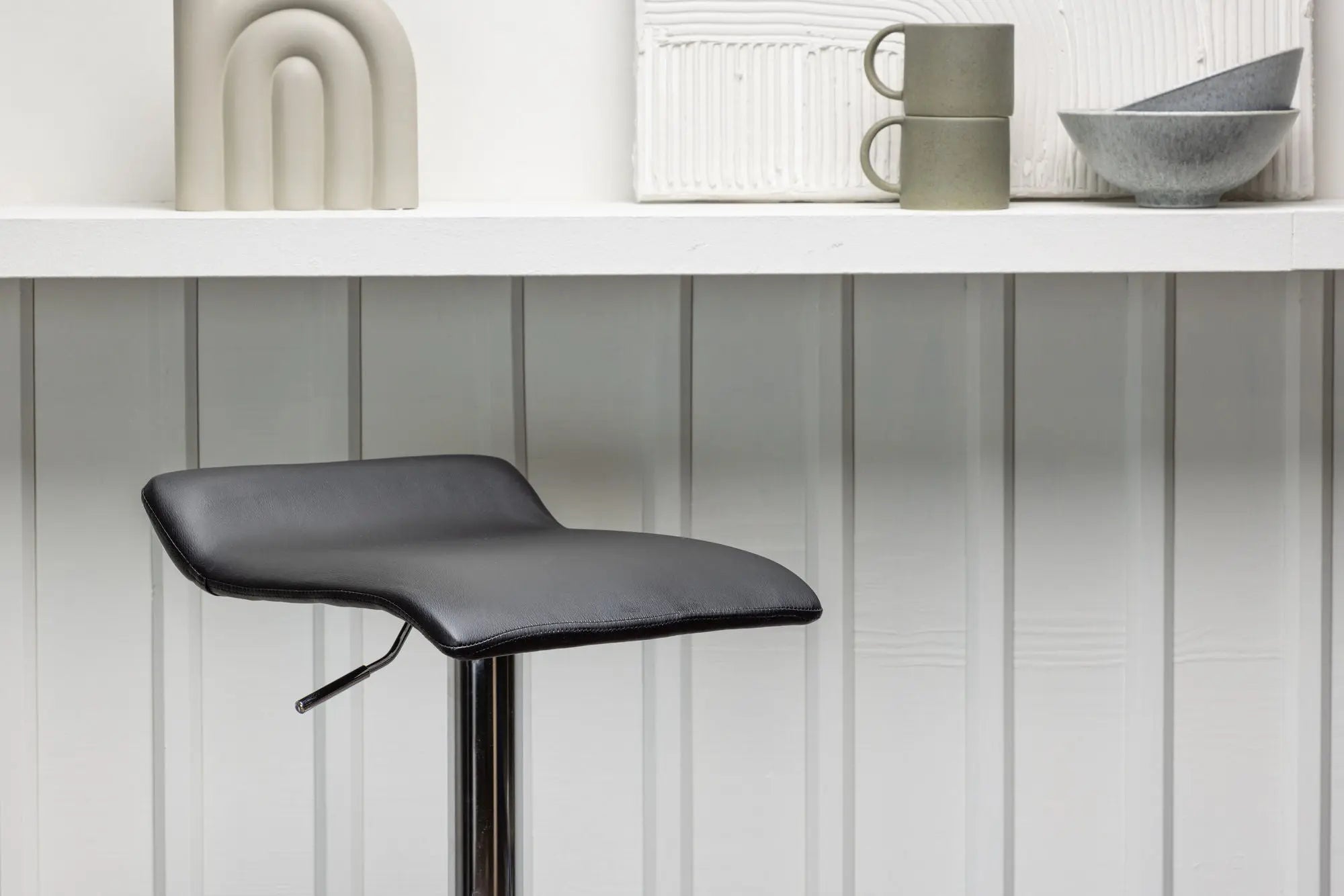 Lot de 2 tabourets de bar Jonna - 38 x 38 x 84 - Acier