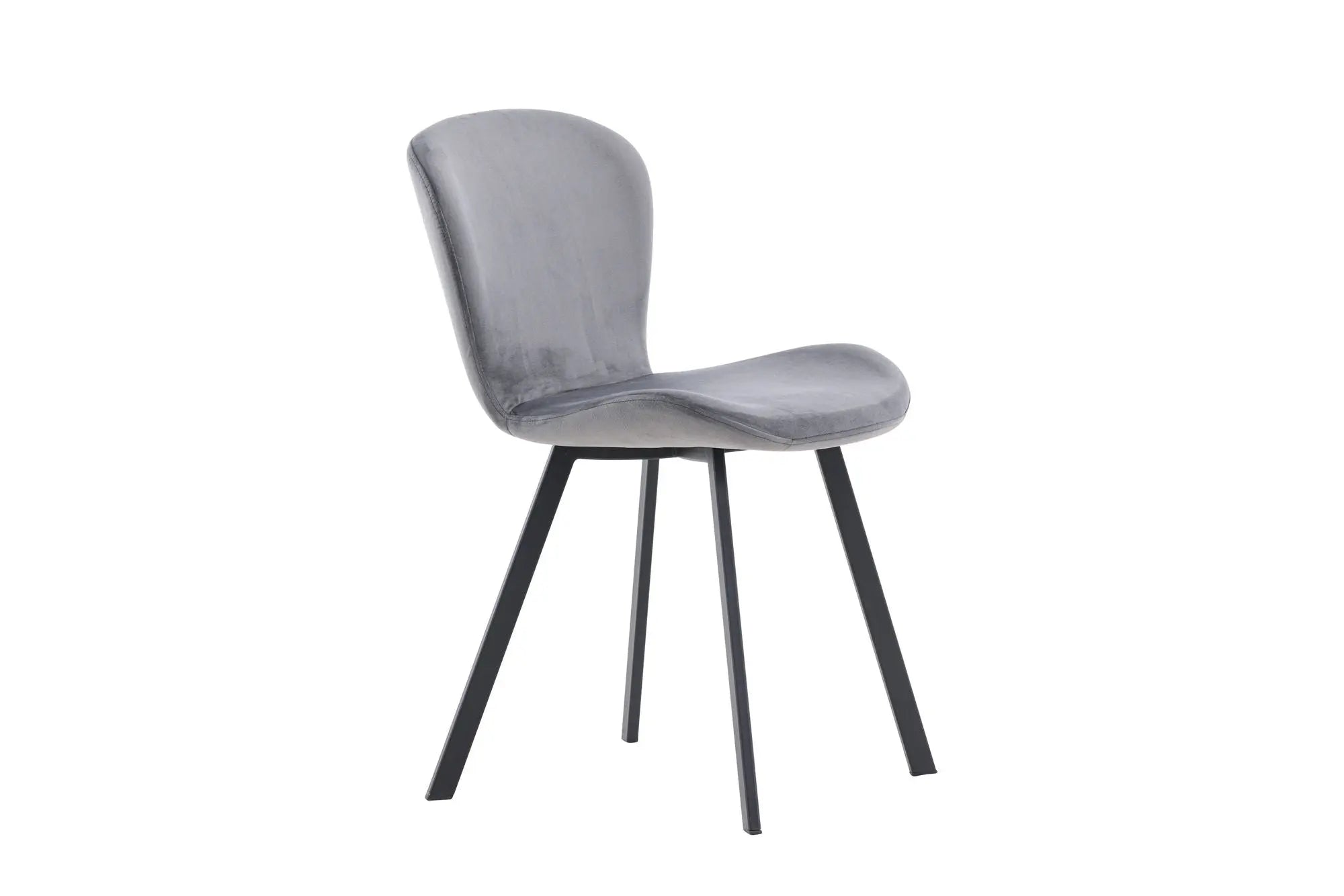 Lot de 2 chaises de salle à manger Lilja - 50 x 48 x 80 - Acier