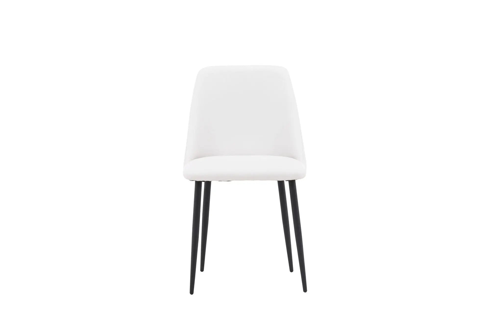 Lot de 2 chaises de salle à manger Night - 56 x 49 x 87 - Acier