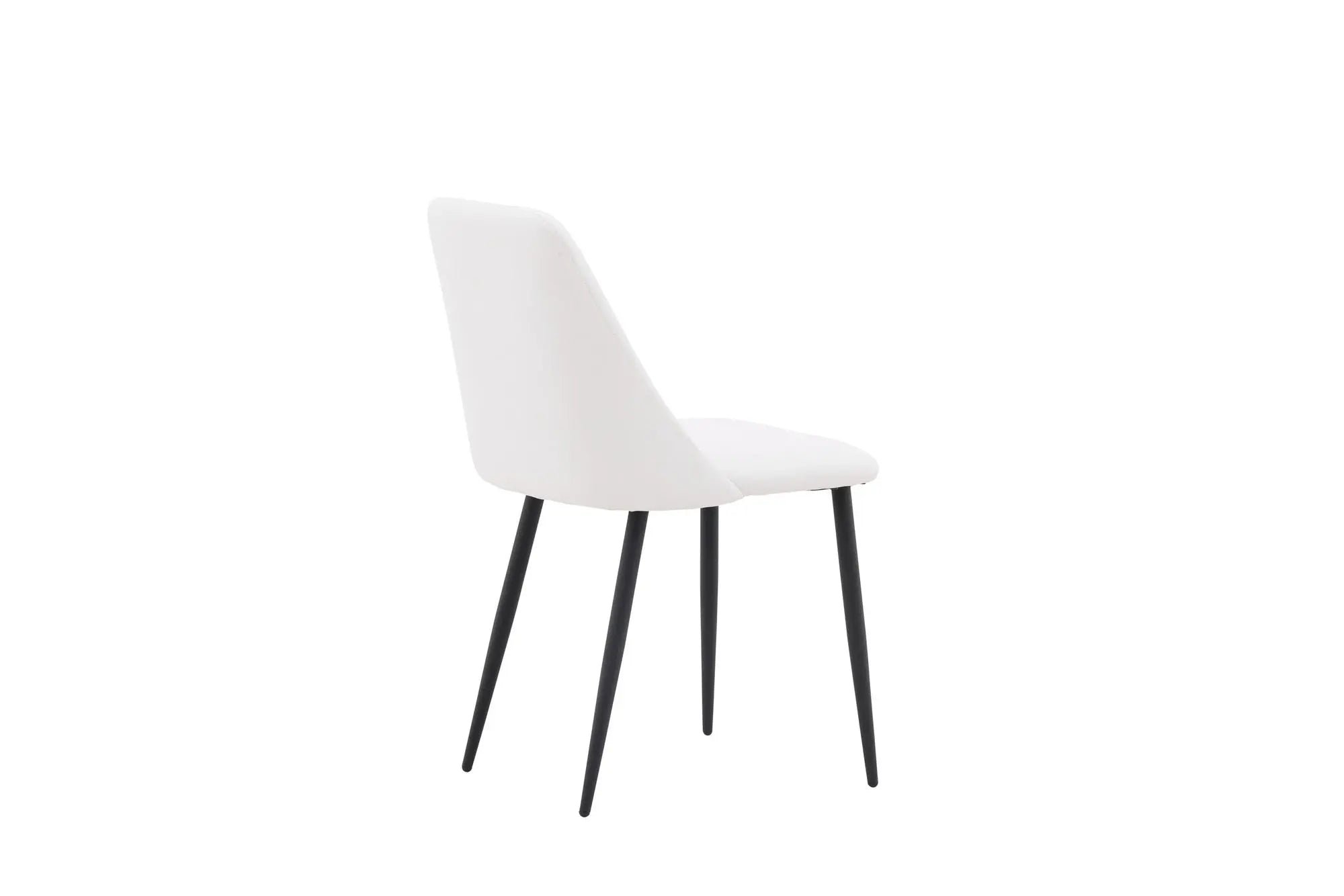 Lot de 2 chaises de salle à manger Night - 56 x 49 x 87 - Acier