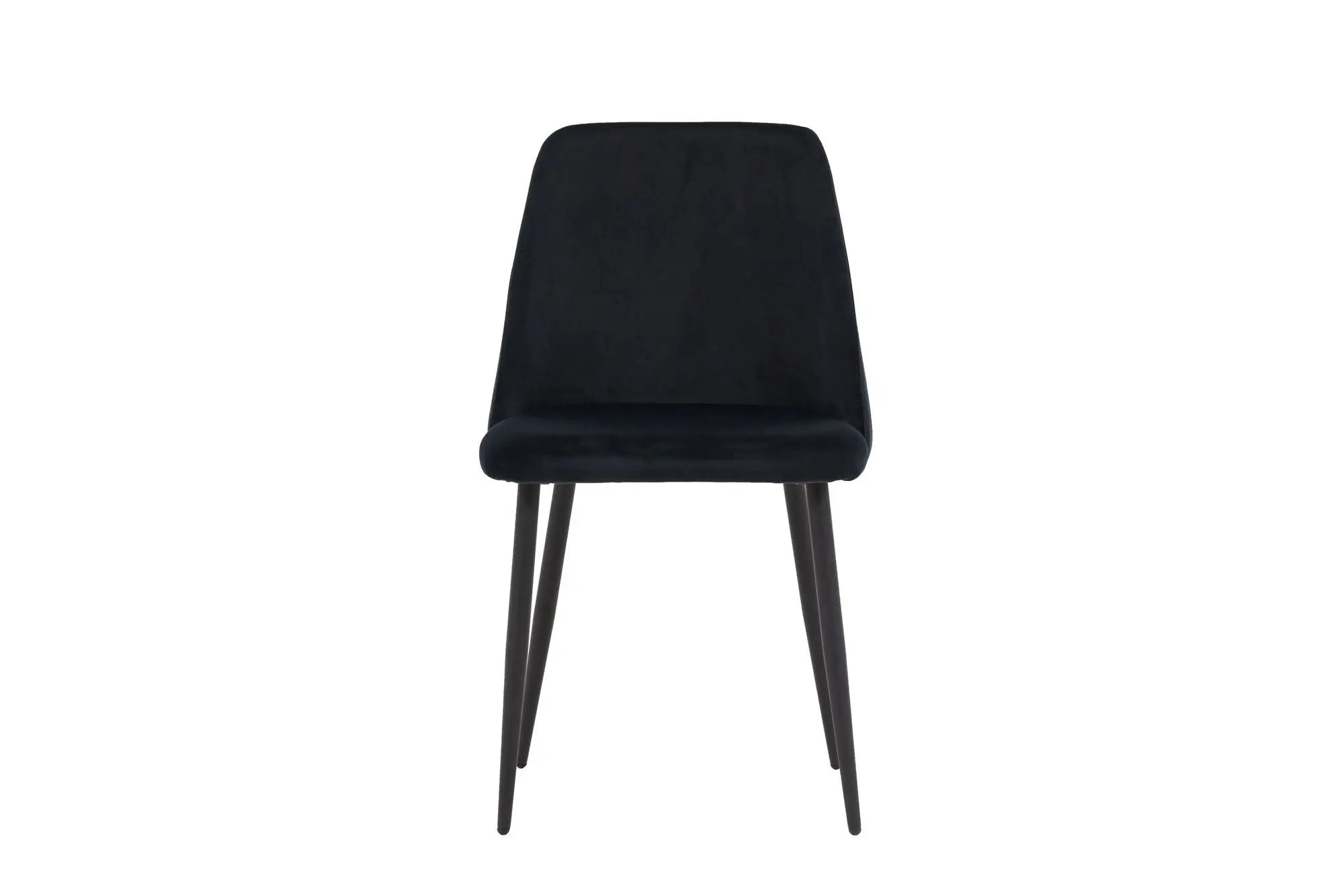 Lot de 2 chaises de salle à manger Night - 56 x 49 x 87 - Acier