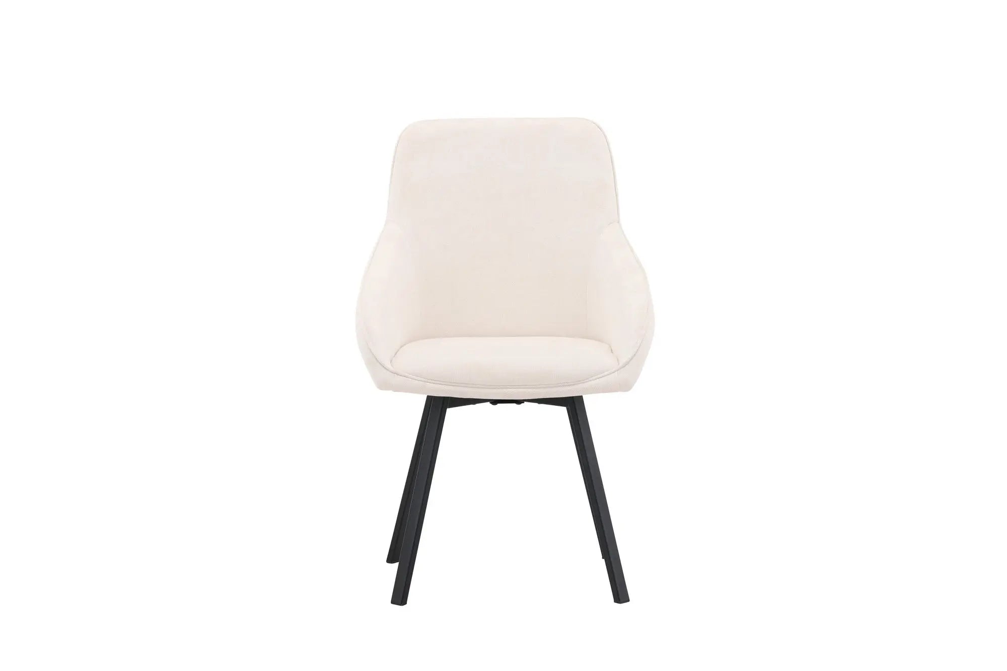 Lot de 2 chaises de salle à manger Rosie - 60 x 55 x 88 - Acier