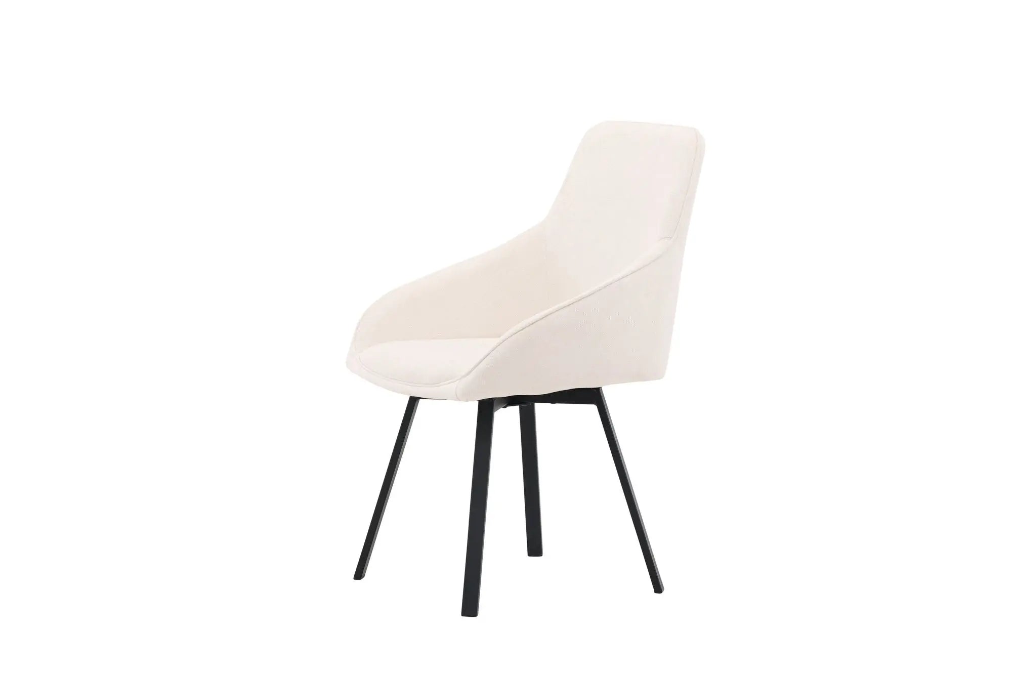 Lot de 2 chaises de salle à manger Rosie - 60 x 55 x 88 - Acier