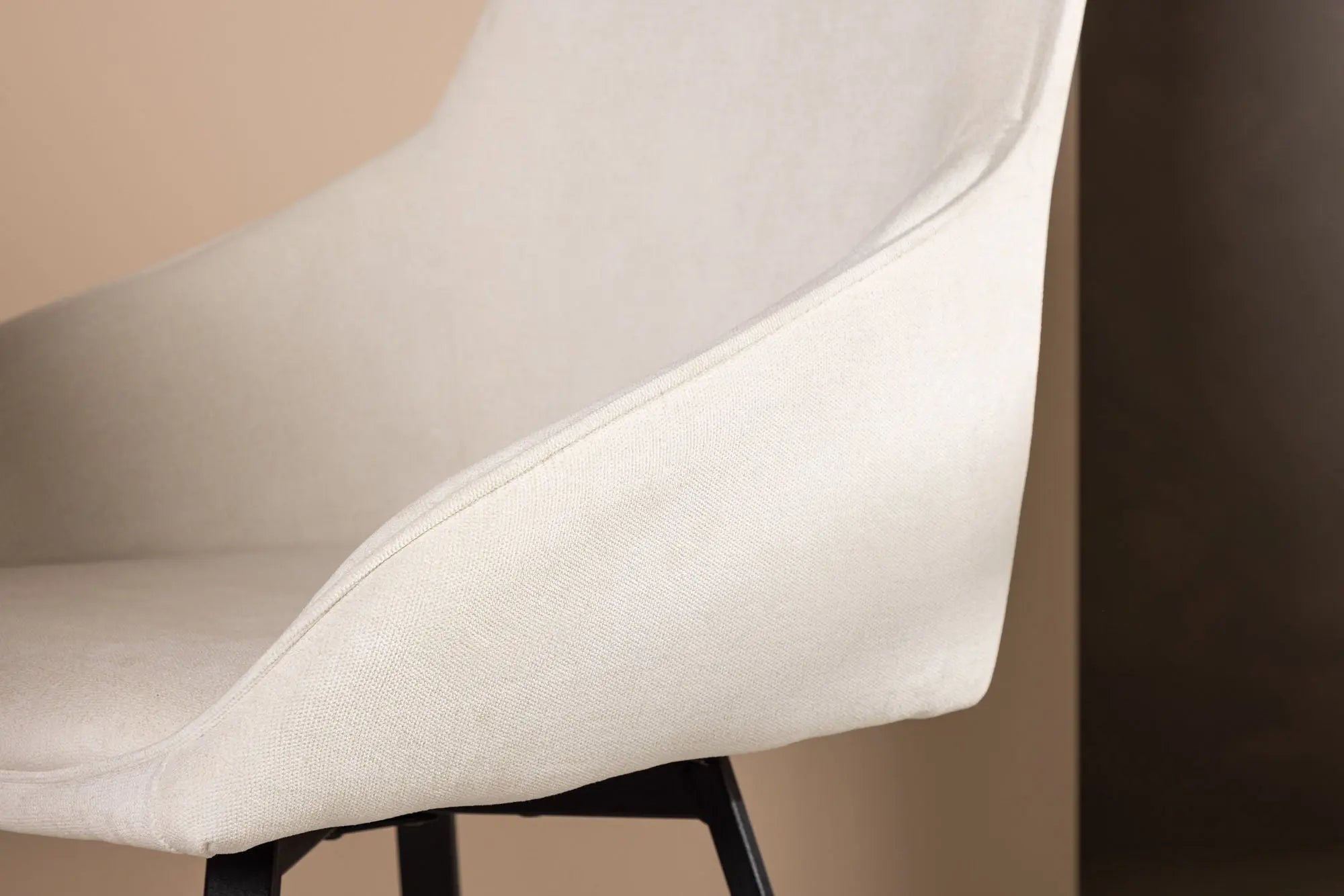 Lot de 2 chaises de salle à manger Rosie - 60 x 55 x 88 - Acier