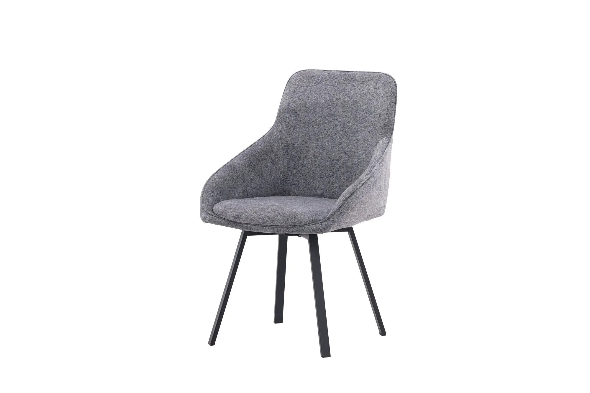 Lot de 2 chaises de salle à manger Rosie - 60 x 55 x 88 - Acier