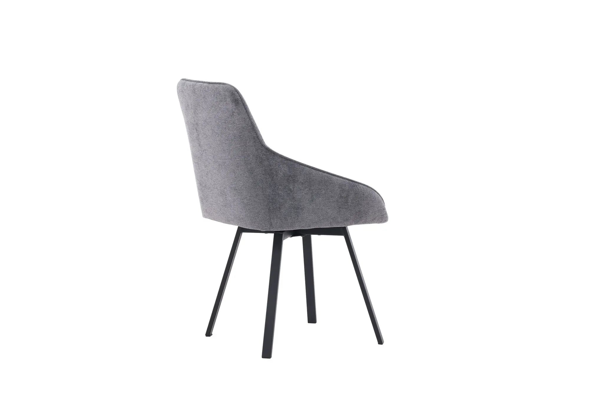 Lot de 2 chaises de salle à manger Rosie - 60 x 55 x 88 - Acier