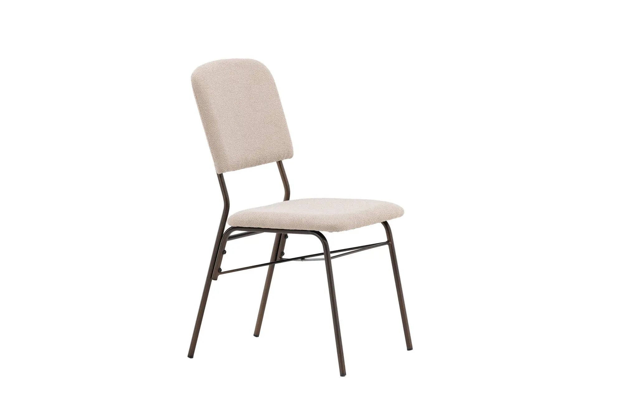 Lot de 2 chaises de salle à manger Seda - 56 x 48,5 x 94 - Acier