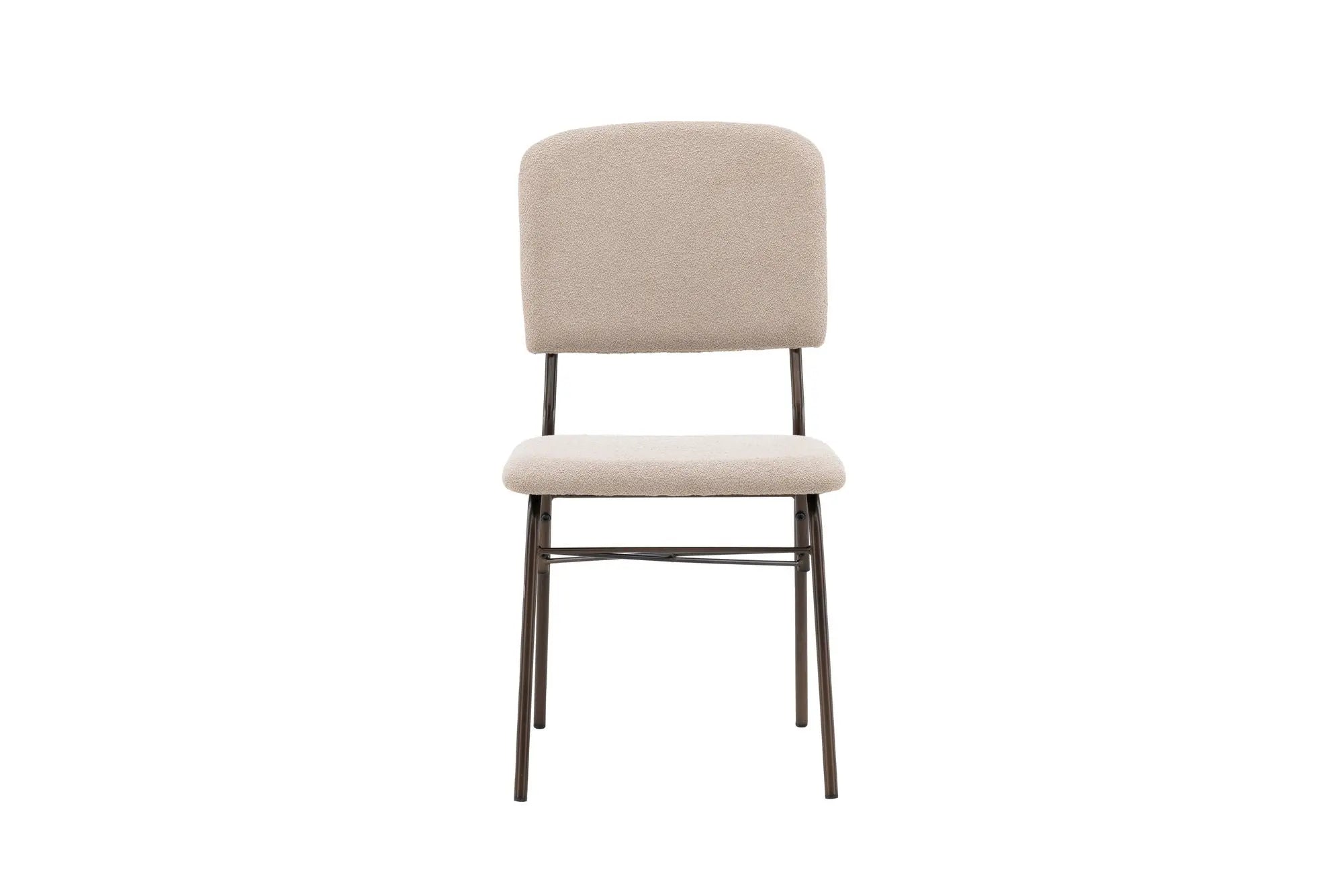 Lot de 2 chaises de salle à manger Seda - 56 x 48,5 x 94 - Acier