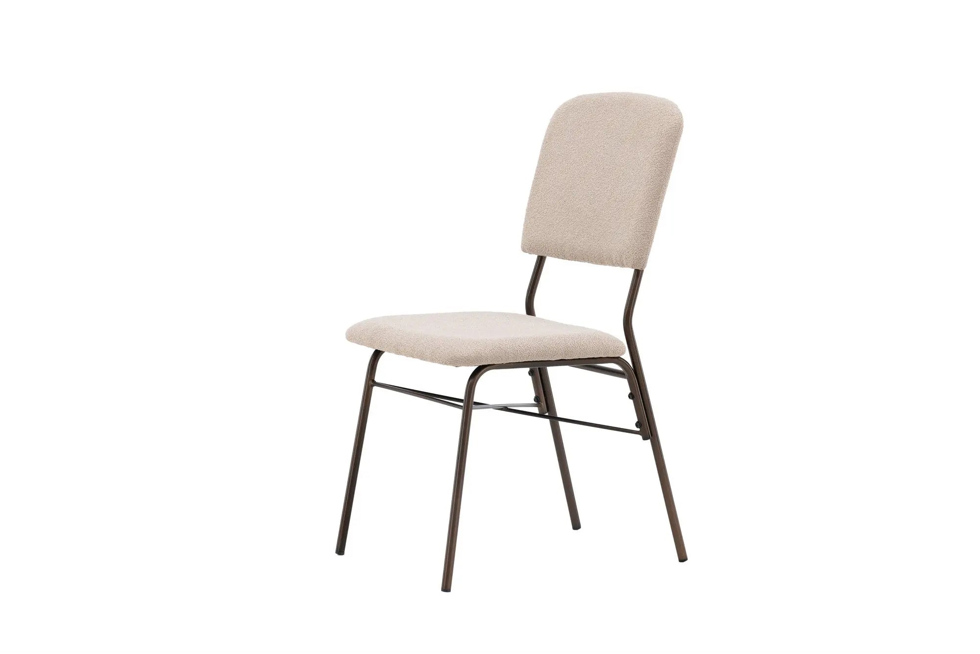 Lot de 2 chaises de salle à manger Seda - 56 x 48,5 x 94 - Acier