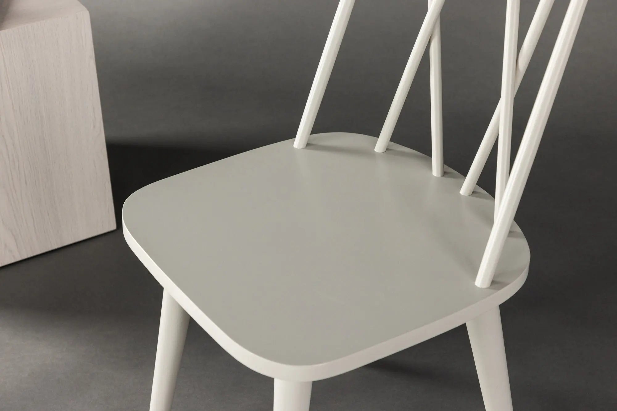 Lot de 2 chaises de salle à manger Mariette - 50 x 43 x 88 - Hévéas