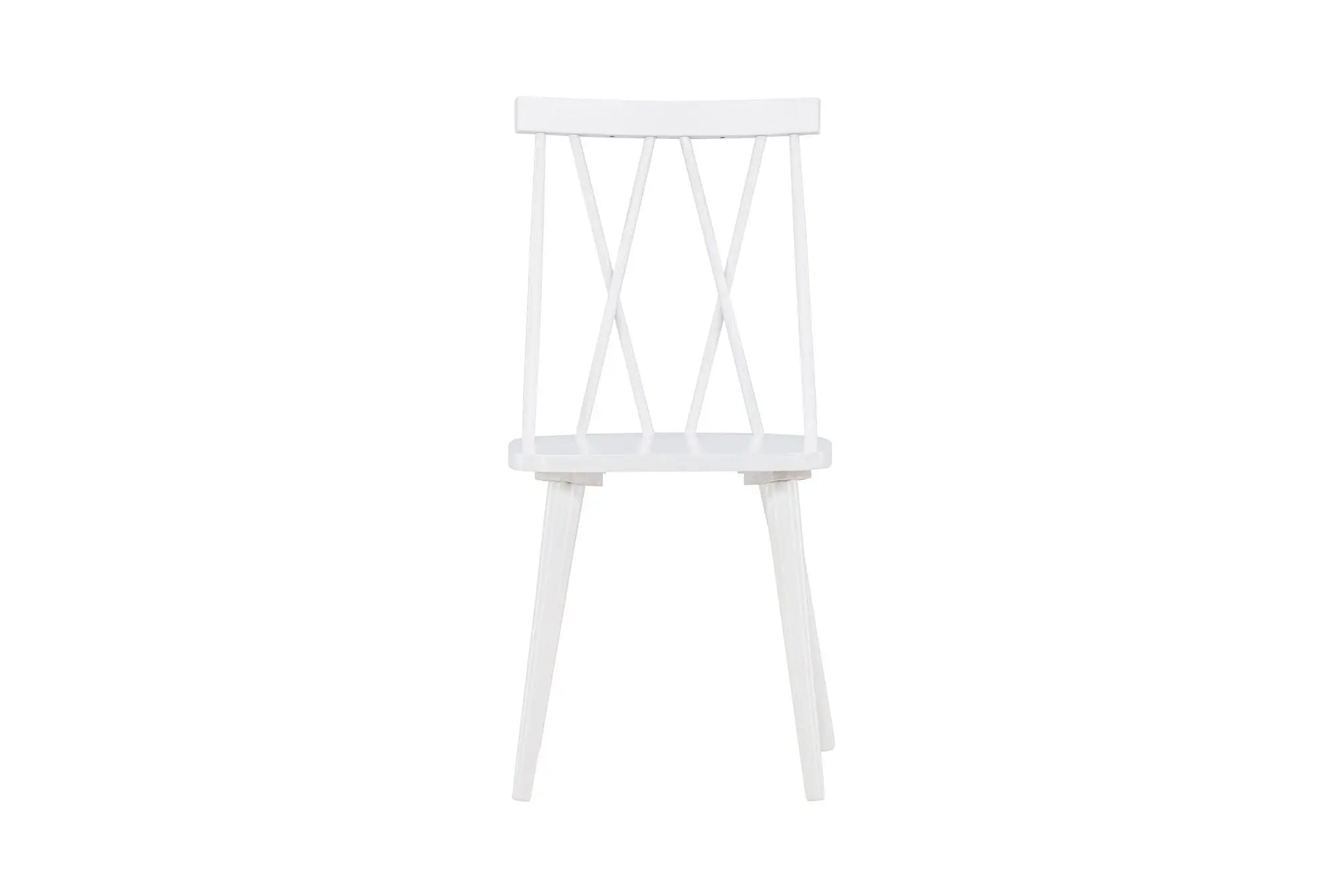 Lot de 2 chaises de salle à manger Mariette - 50 x 43 x 88 - Hévéas