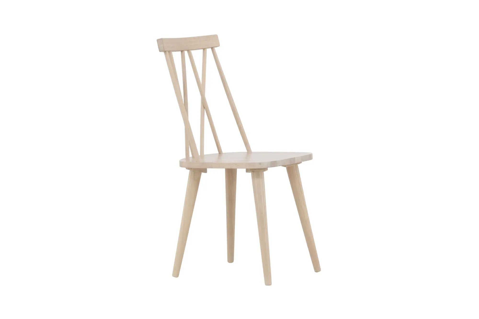 Lot de 2 chaises de salle à manger Mariette - 50 x 43 x 88 - Hévéas