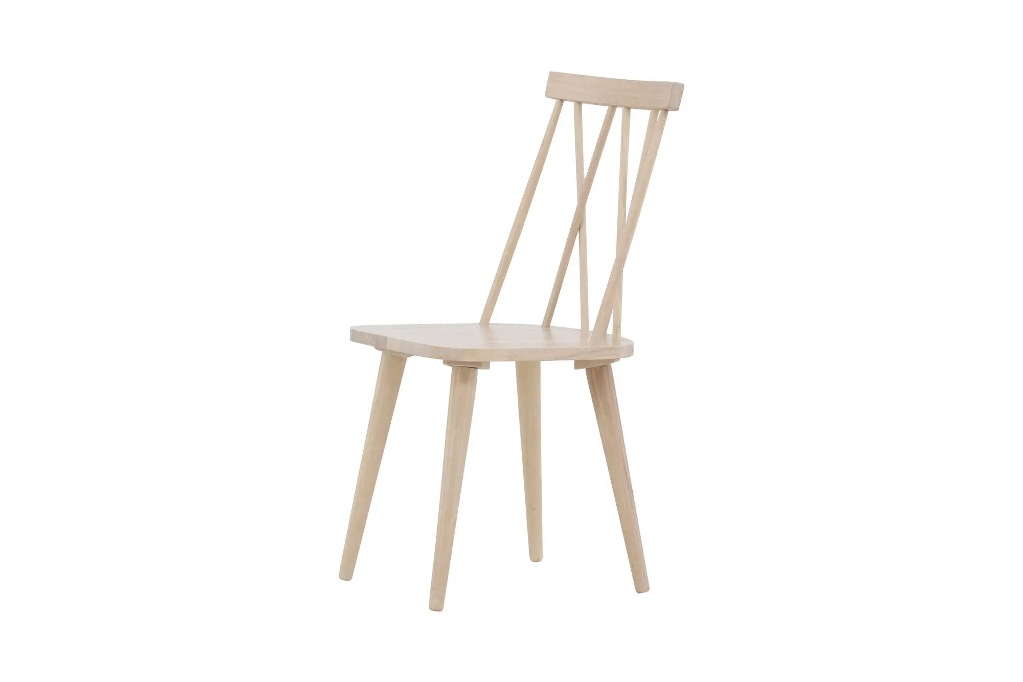 Lot de 2 chaises de salle à manger Mariette - 50 x 43 x 88 - Hévéas
