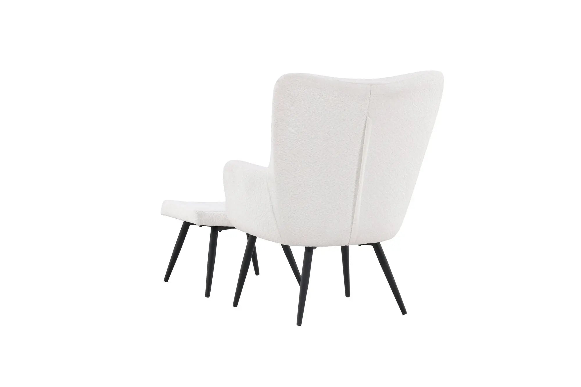 Fauteuil Como avec pouf Loome