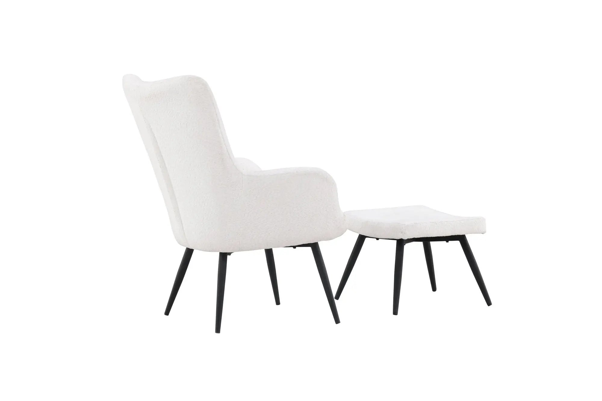 Fauteuil Como avec pouf Loome