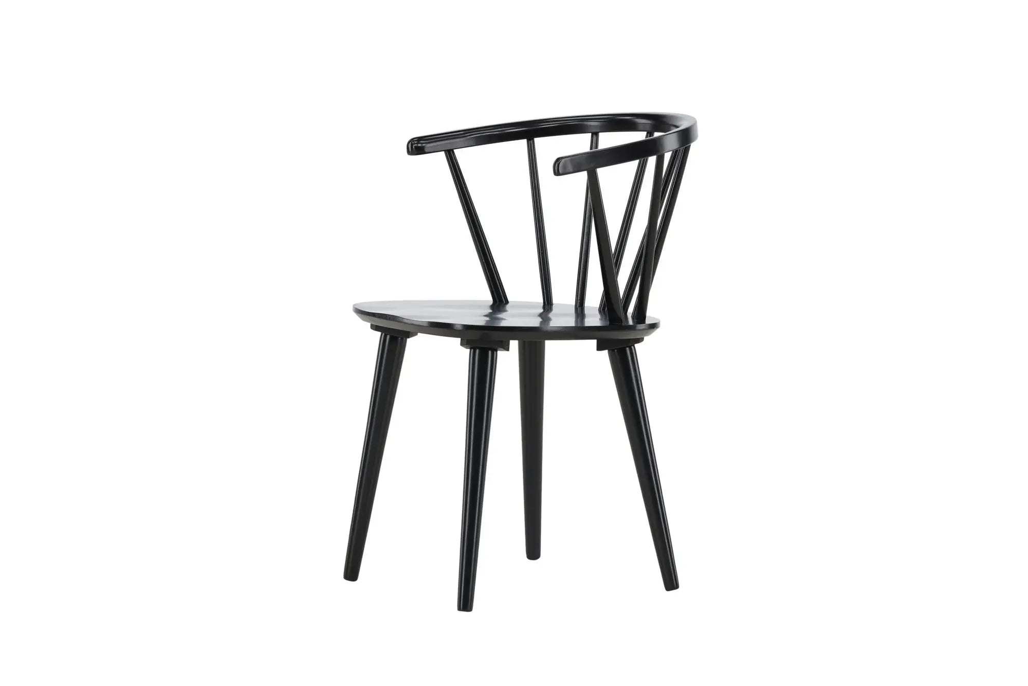 Lot de 2 chaises de salle à manger Bobby - 53x55x76 - Hévéas