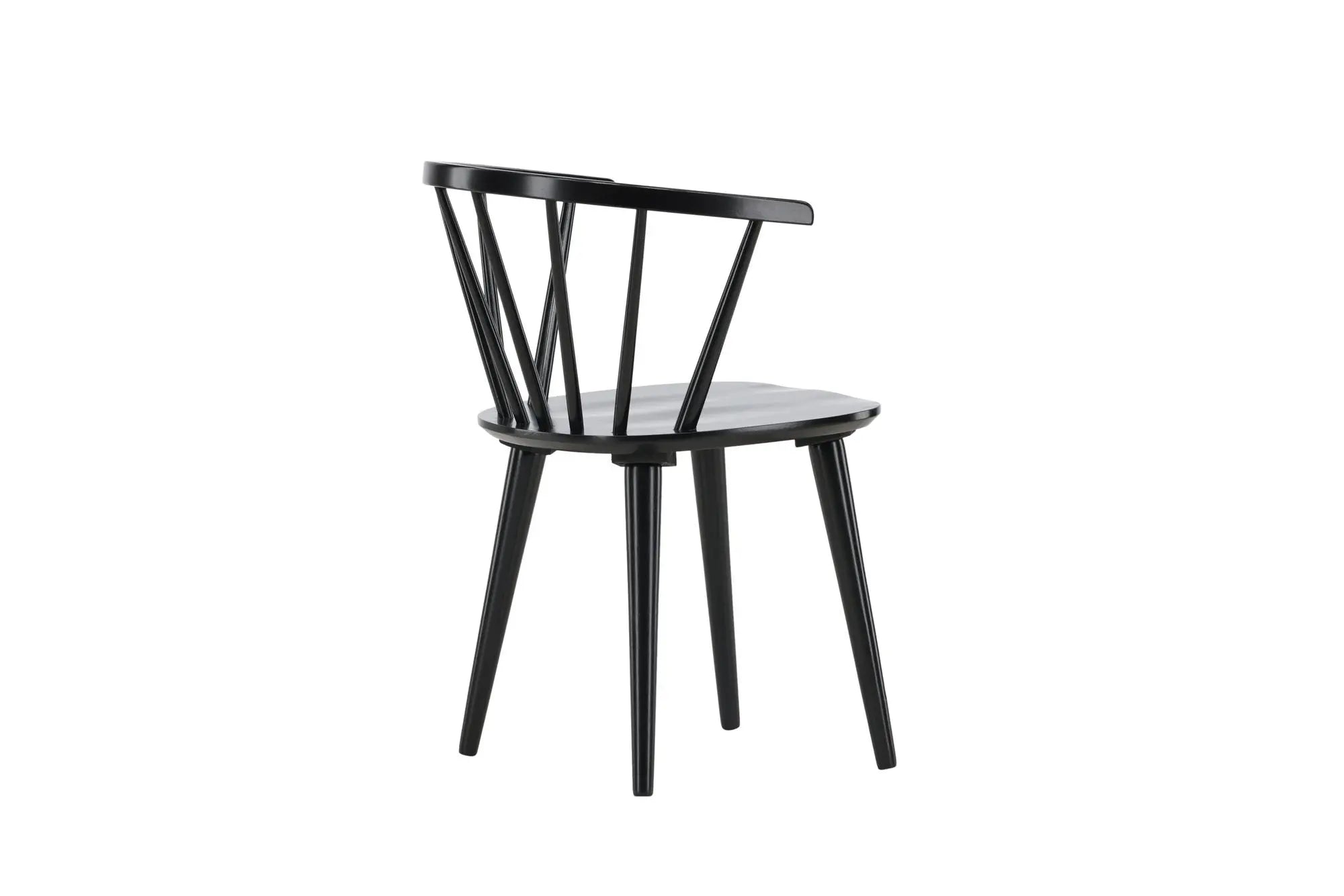 Lot de 2 chaises de salle à manger Bobby - 53x55x76 - Hévéas