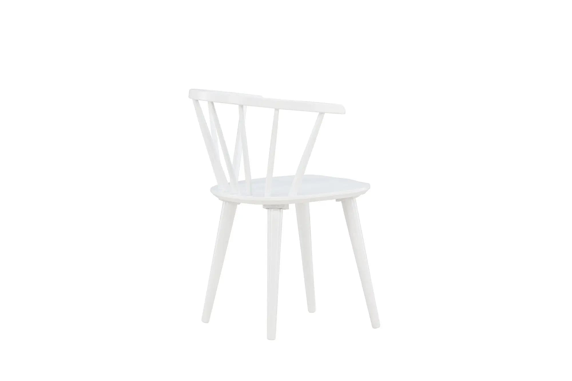 Lot de 2 chaises de salle à manger Bobby - 53 x 55 x 76 - Hévéas