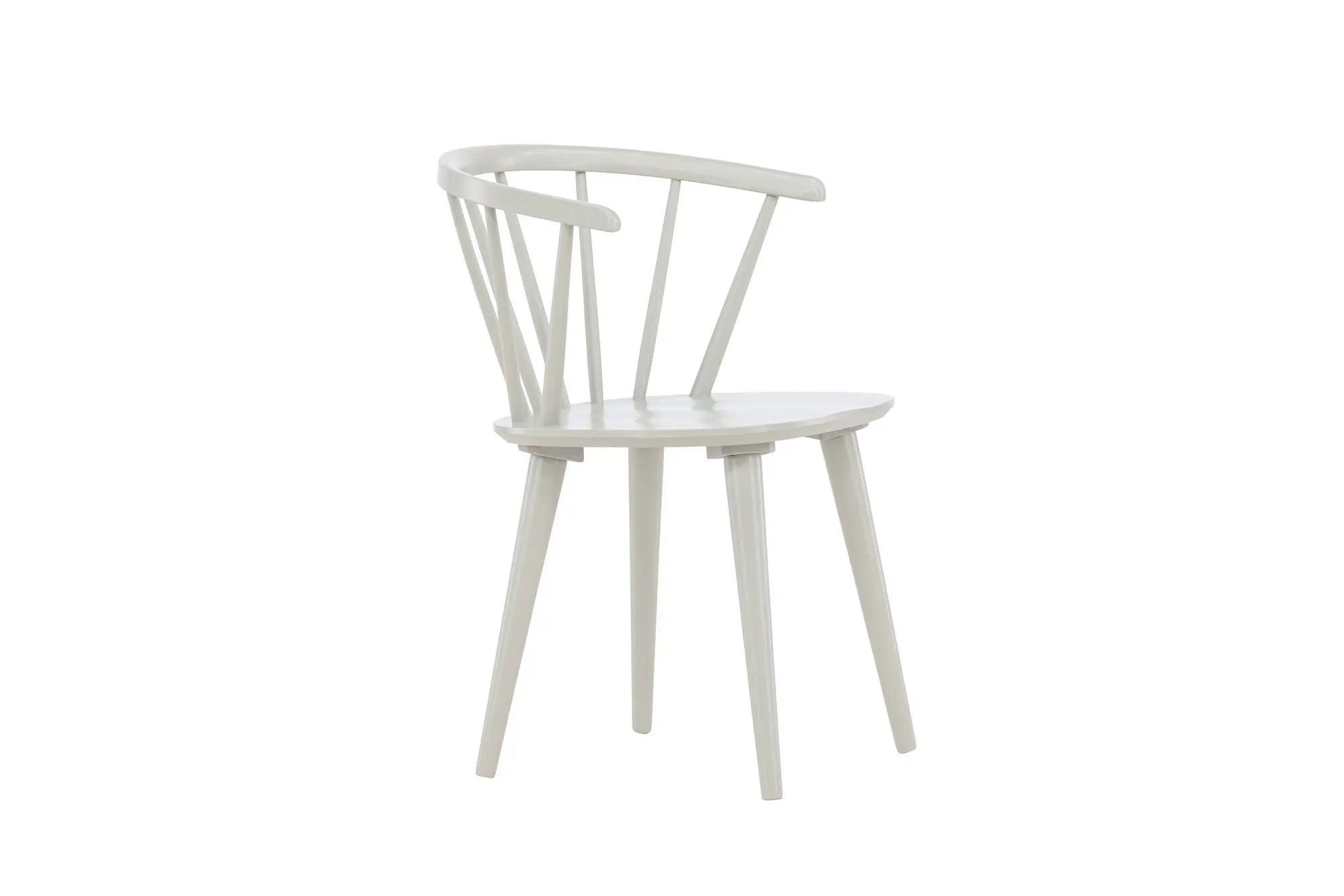 Lot de 2 chaises de salle à manger Bobby - 53x55x76 - Hévéas