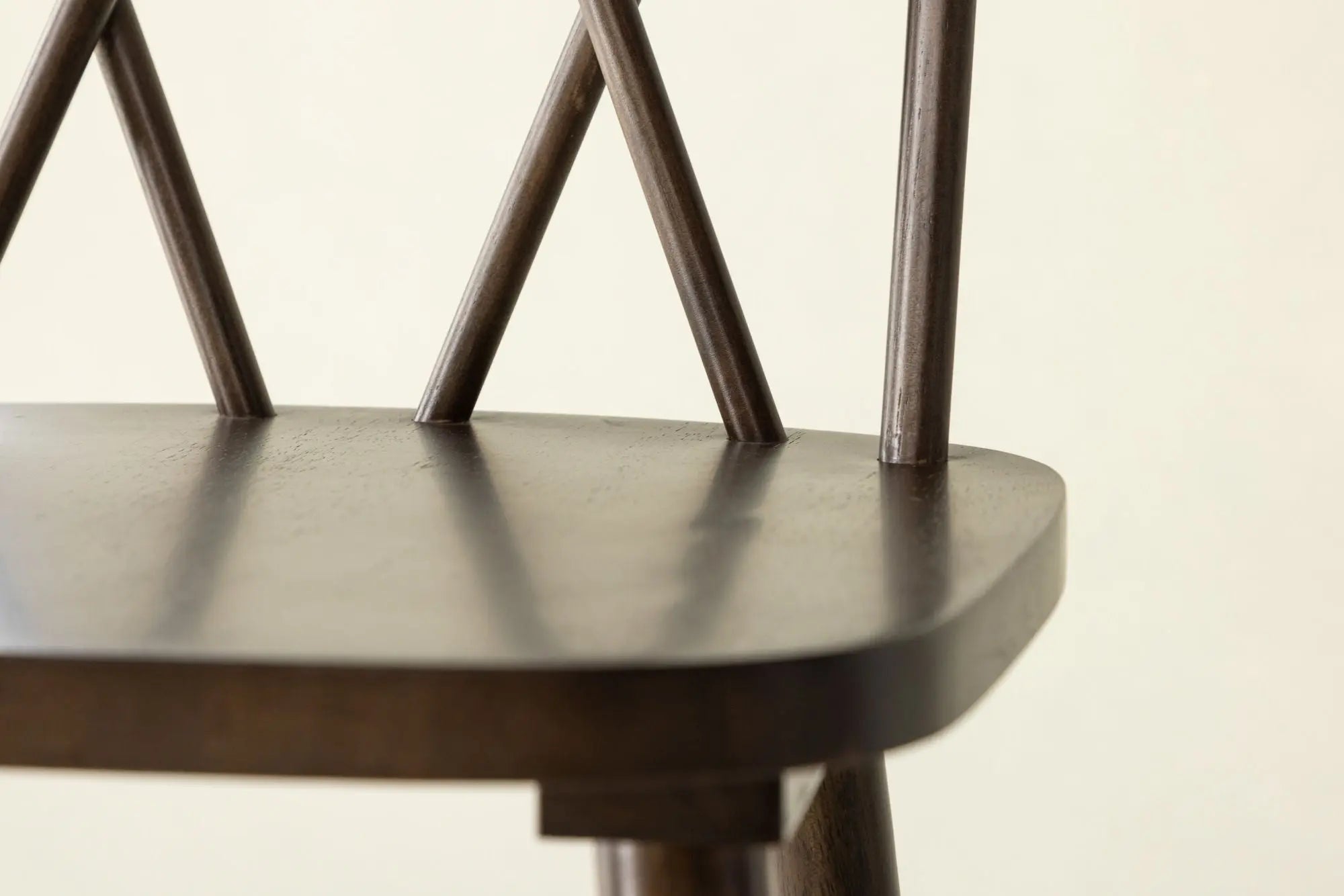 Lot de 2 tabourets de bar Mollöström - 44 x 43 x 90 - Hévéas